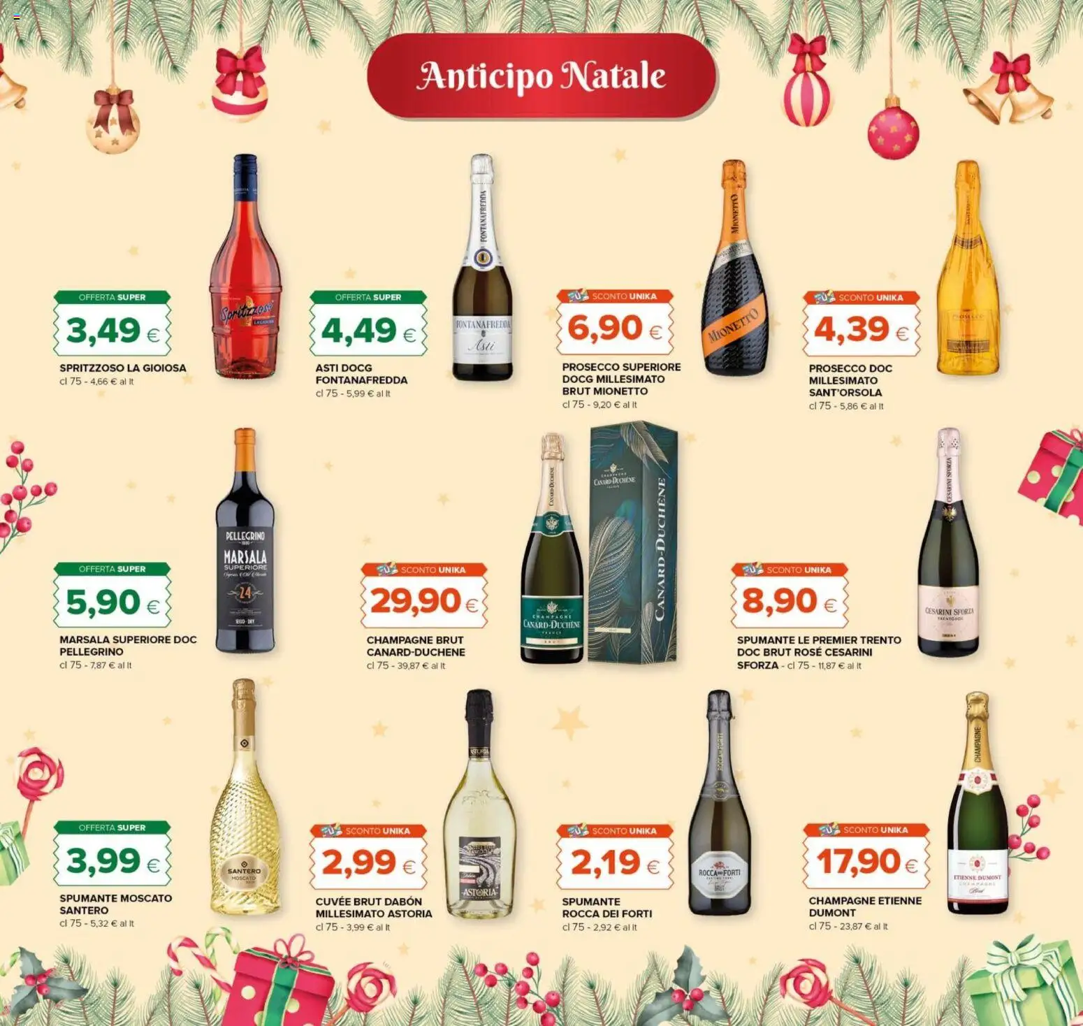 Volantino Tigre del 30.11.2025 | Pagina: 7 | Prodotti: Prosecco, Spumante, Champagne
