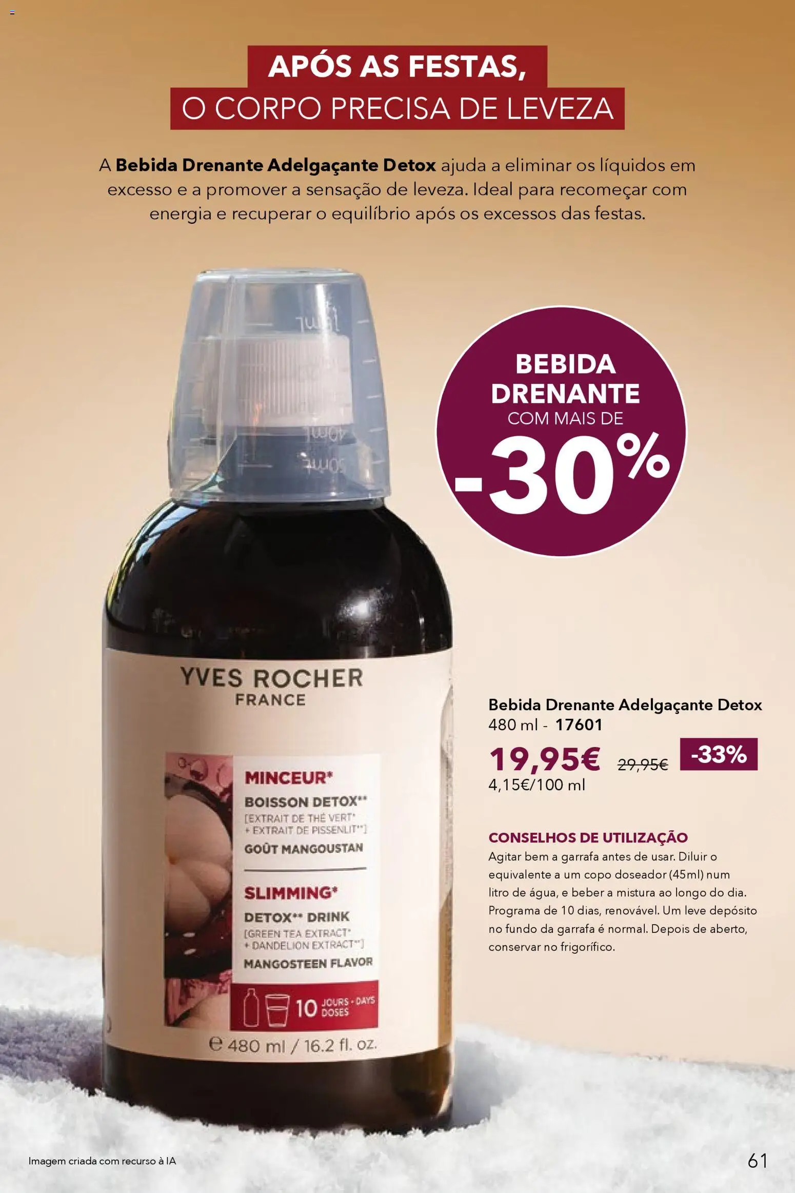Yves Rocher catálogo 2 │ válido de 30.01.2026 | Página: 61 | Produtos: Drenante, Bebida