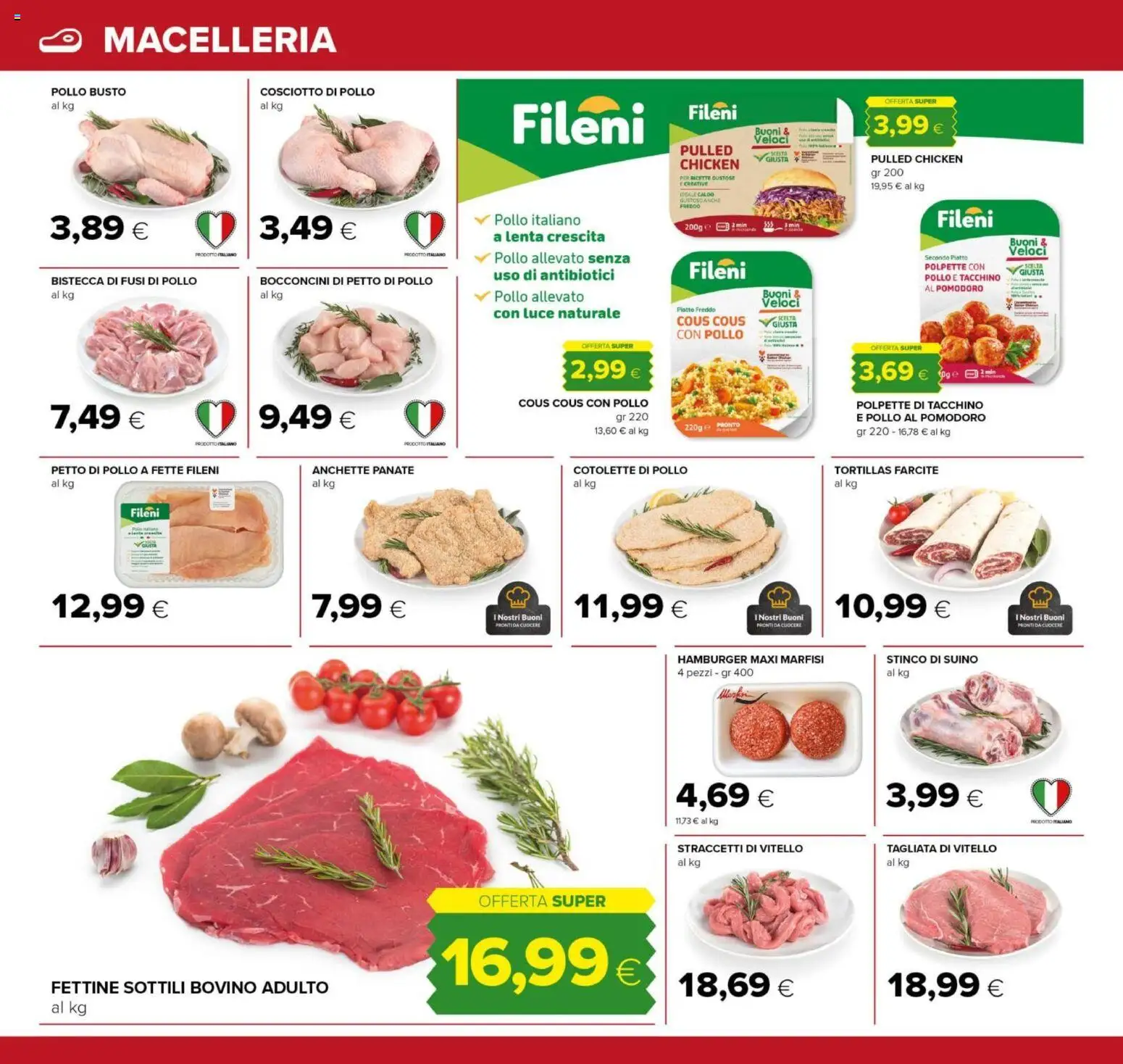 Volantino Tigre del 07.04.2026 | Pagina: 2 | Prodotti: Tacchino, Pomodoro, Cous cous, Hamburger