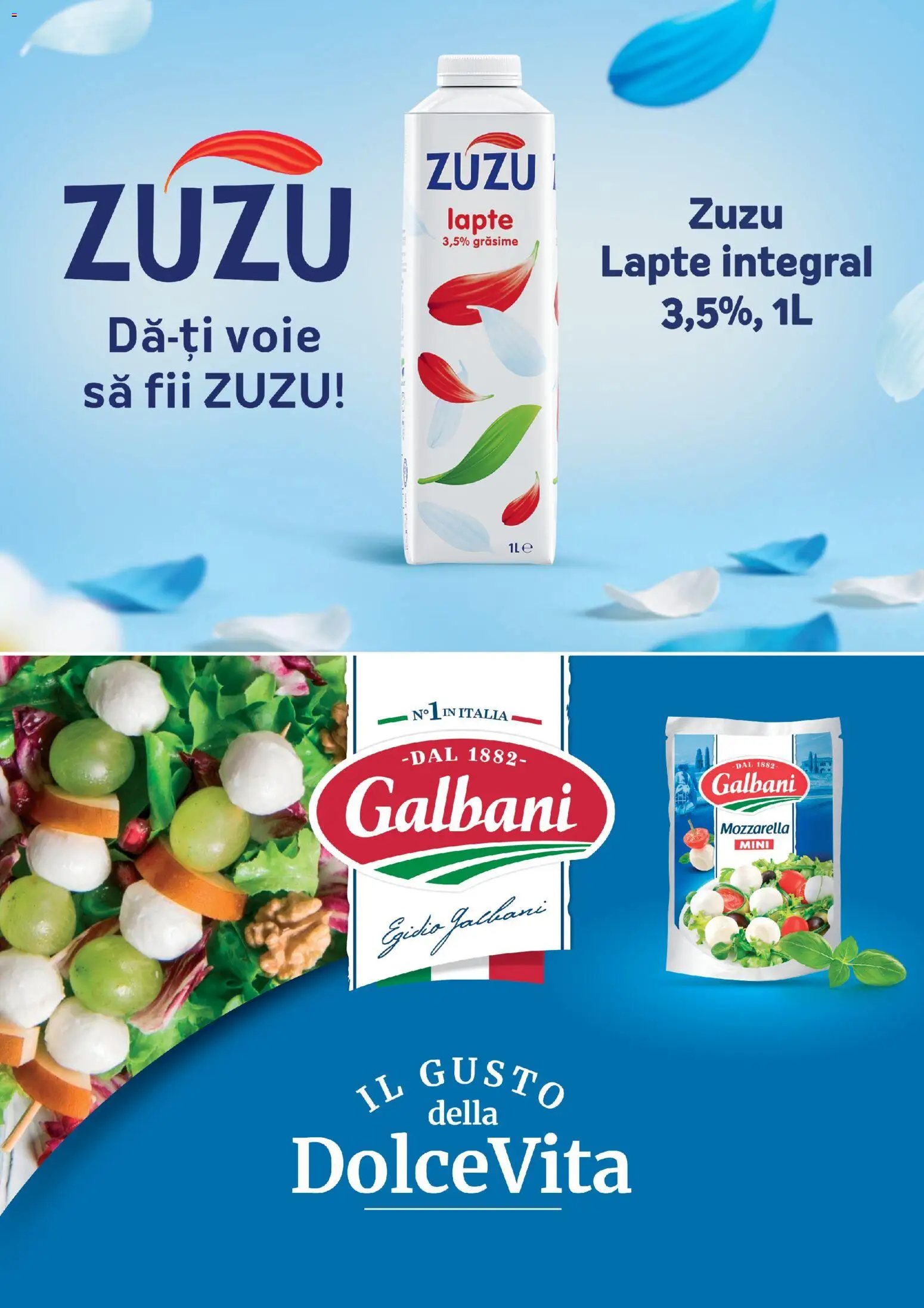 Noul catalog Mega Image – valabil de la 23.04.2026 | Pagină: 42 | Produse: Mozzarella, Lapte
