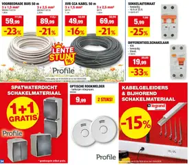 Hubo folder - Voorbeeld van een folder van Hubo, geldig van 01.04.2026 | Pagina: 34 | Producten: Kabel, Batterijen