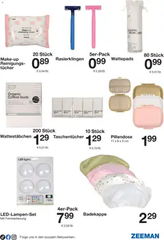 Zeeman Prospekt 	 ab 25.10.2025 gültig | Seite: 23 | Produkte: Wattestäbchen, Wattepads
