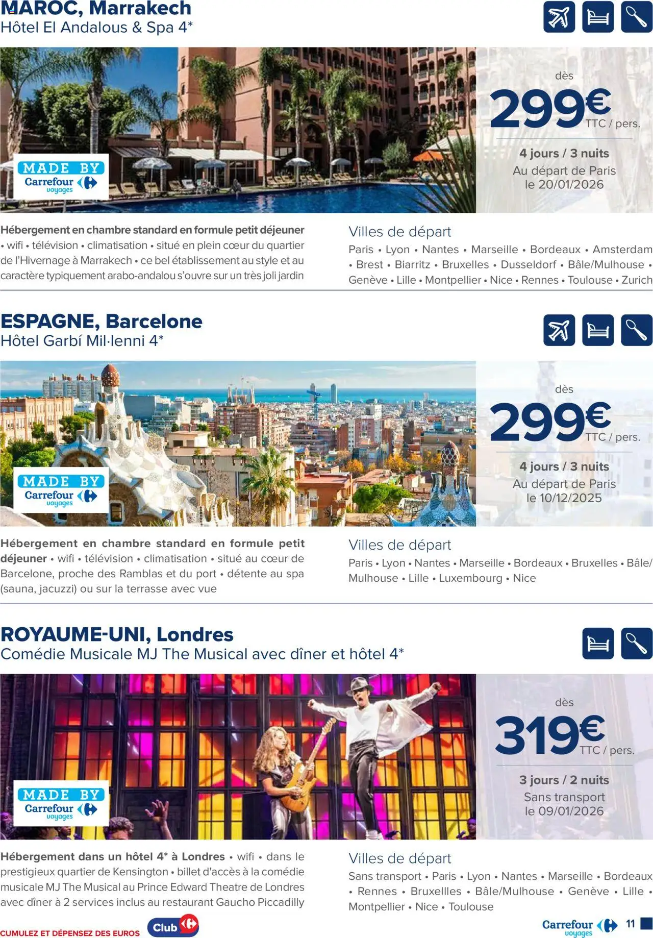 {H1} | Page: 11 | Produits: Télévision, Climatisation, Jacuzzi, Thé