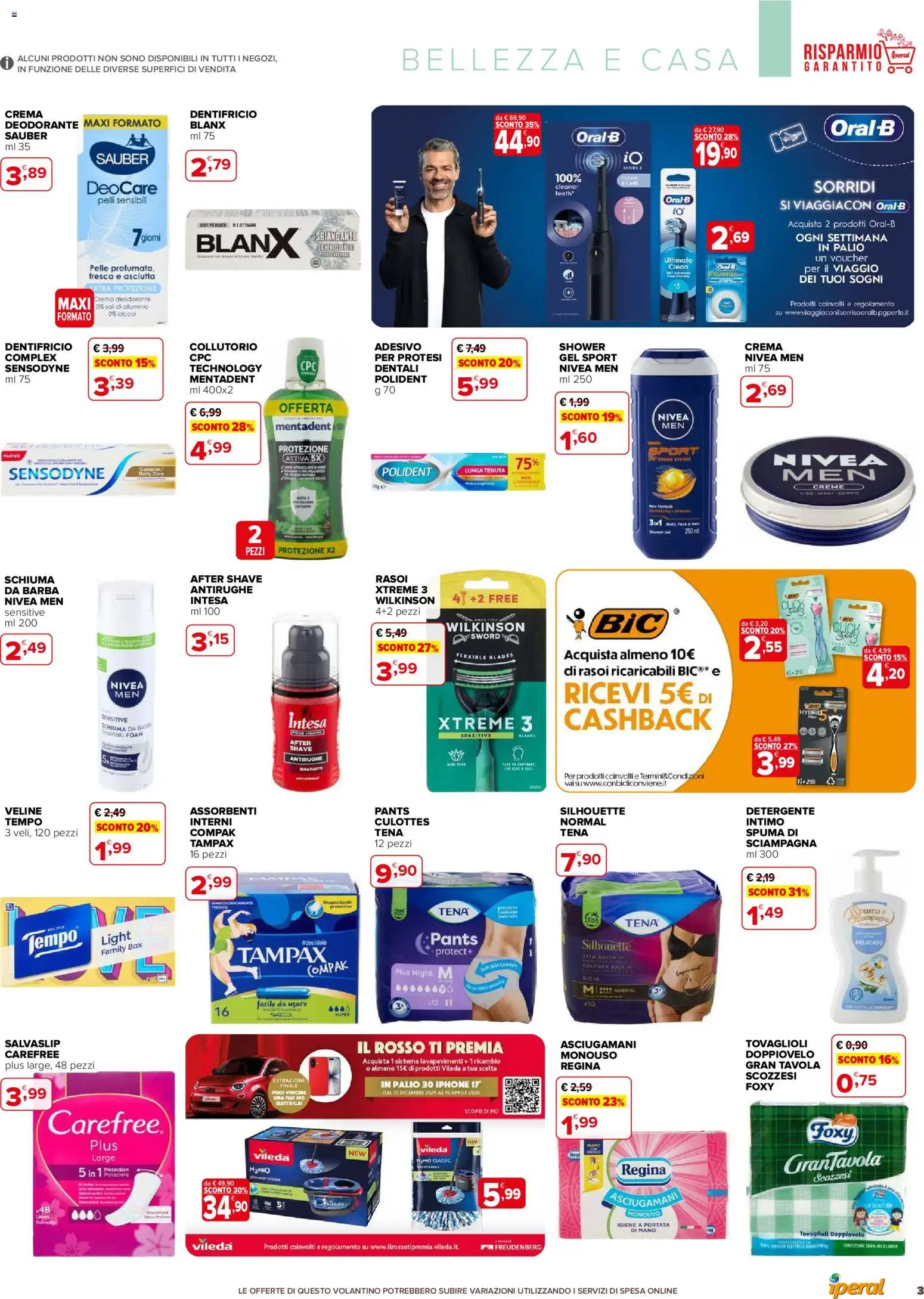 Volantino Iperal del 03.01.2026 | Pagina: 3 | Prodotti: Iphone, Dentifricio, Detergente, Alluminio
