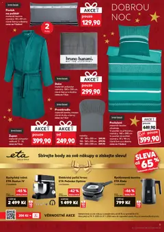 Náhled letáku Prostěradlo, materiál: bavlna, elastan různé druhy a barvy cena za 1 kus od 17.12.2025 | Strana: 9