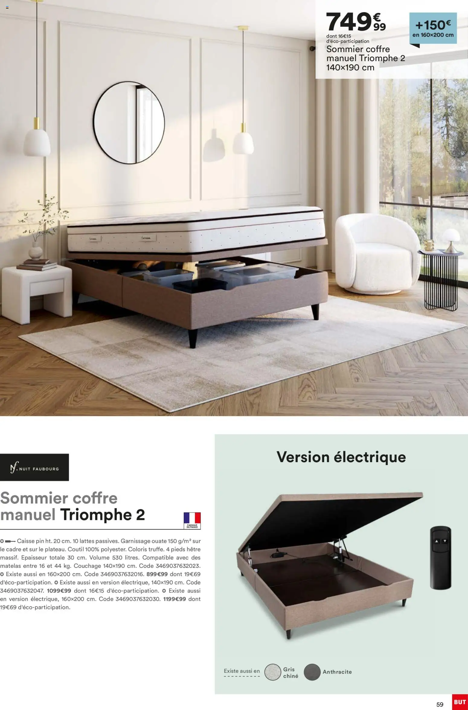 {H1} | Page: 59 | Produits: Matelas, Sommier, Cadre