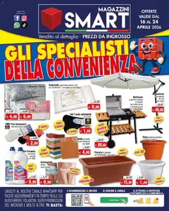 Anteprima del volantino Magazzini Smart volantino valido a partire dal 16.04.2026