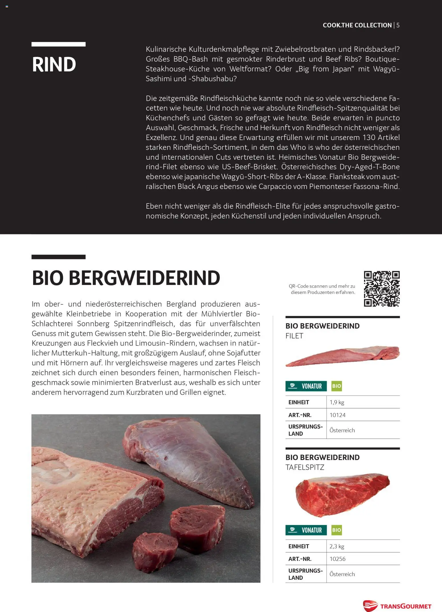 Transgourmet Cook Look-Book gültig ab 08.04.2026 | Seite: 5 | Produkte: Rindfleisch