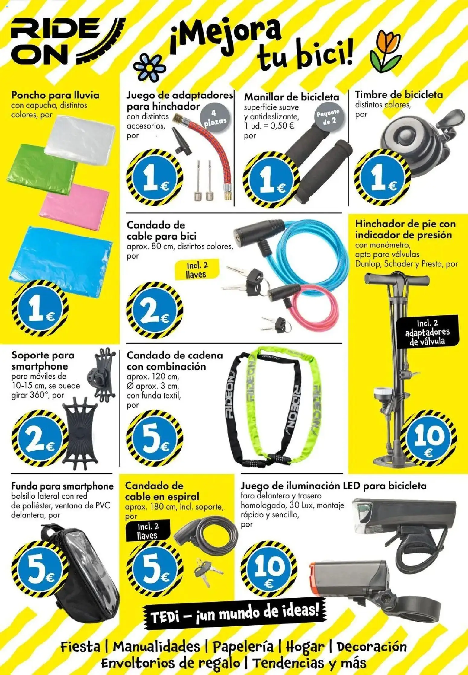 TEDi - Empaquetado con amor │ válido desde el 06.03.2026 | Página: 19 | Productos: Bicicleta, Cable, Funda, Galette de chaise