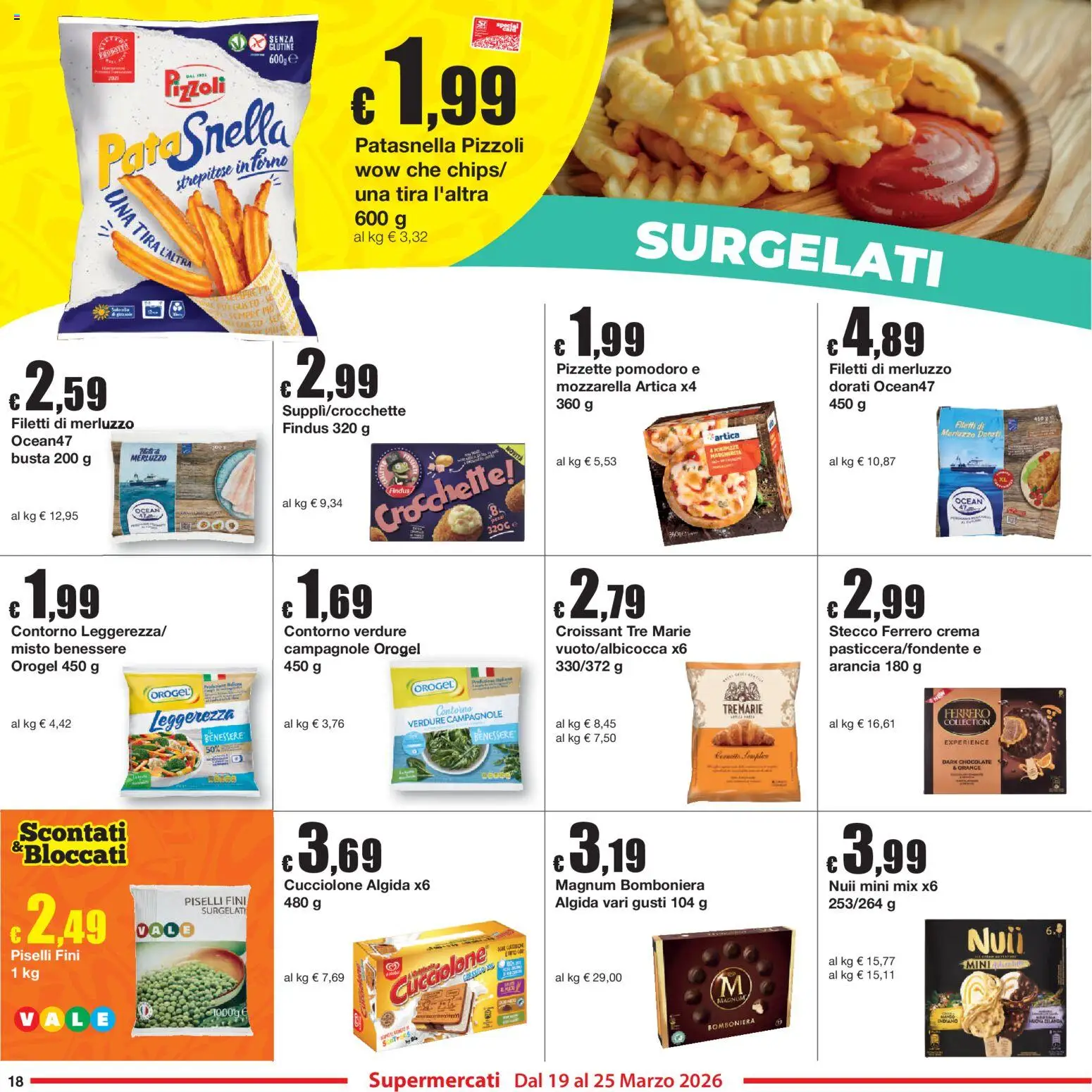 Volantino Sì con Te del 19.03.2026 | Pagina: 18 | Prodotti: Crema, Merluzzo, Verdure, Pomodoro