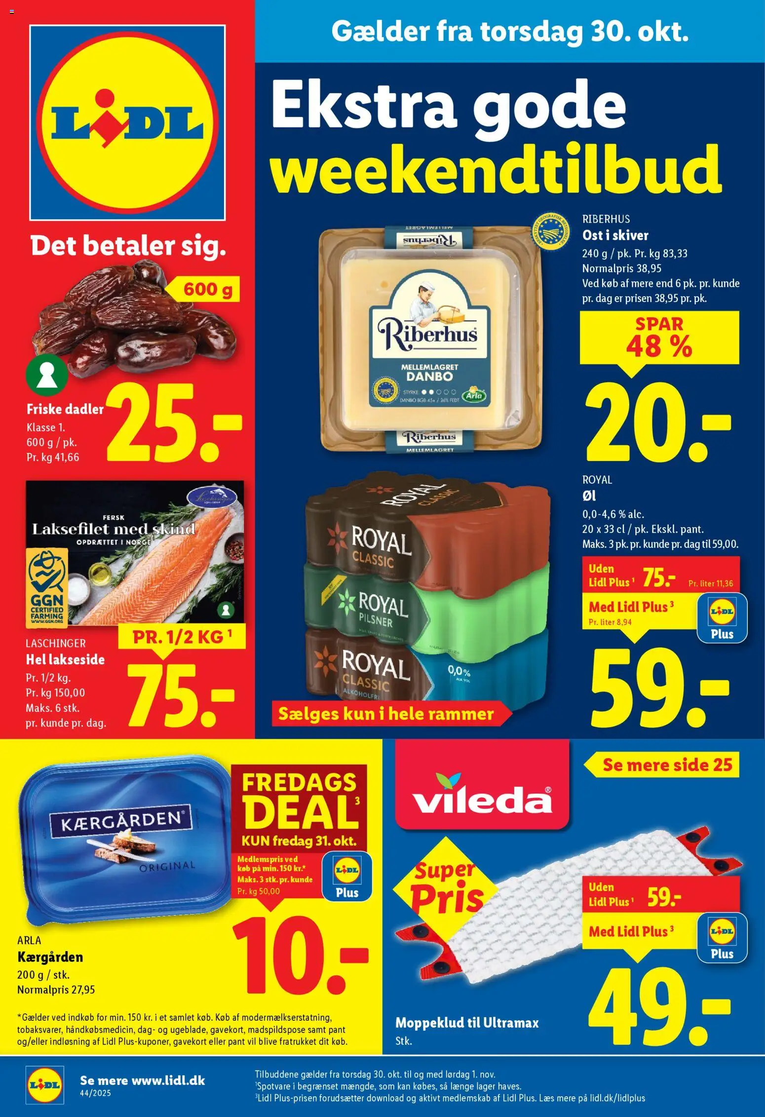 Lidl tilbudsavis – gyldig fra 26.10.2025 | Side: 34 | Produkter: Rammer, Ost, Dadler, Søm