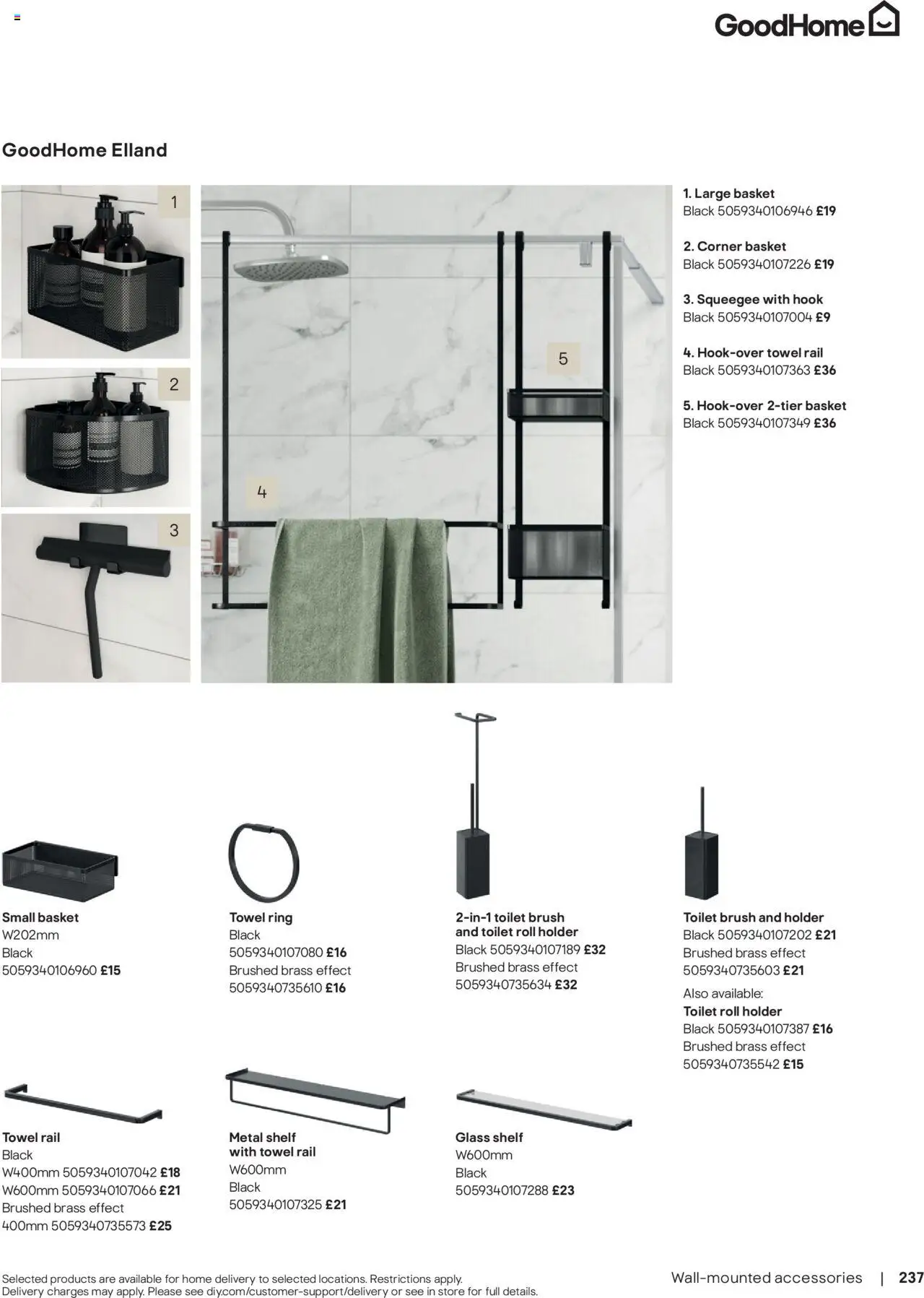  | Page: 237 | Products: Shelf, Toilet, Basket, Towel