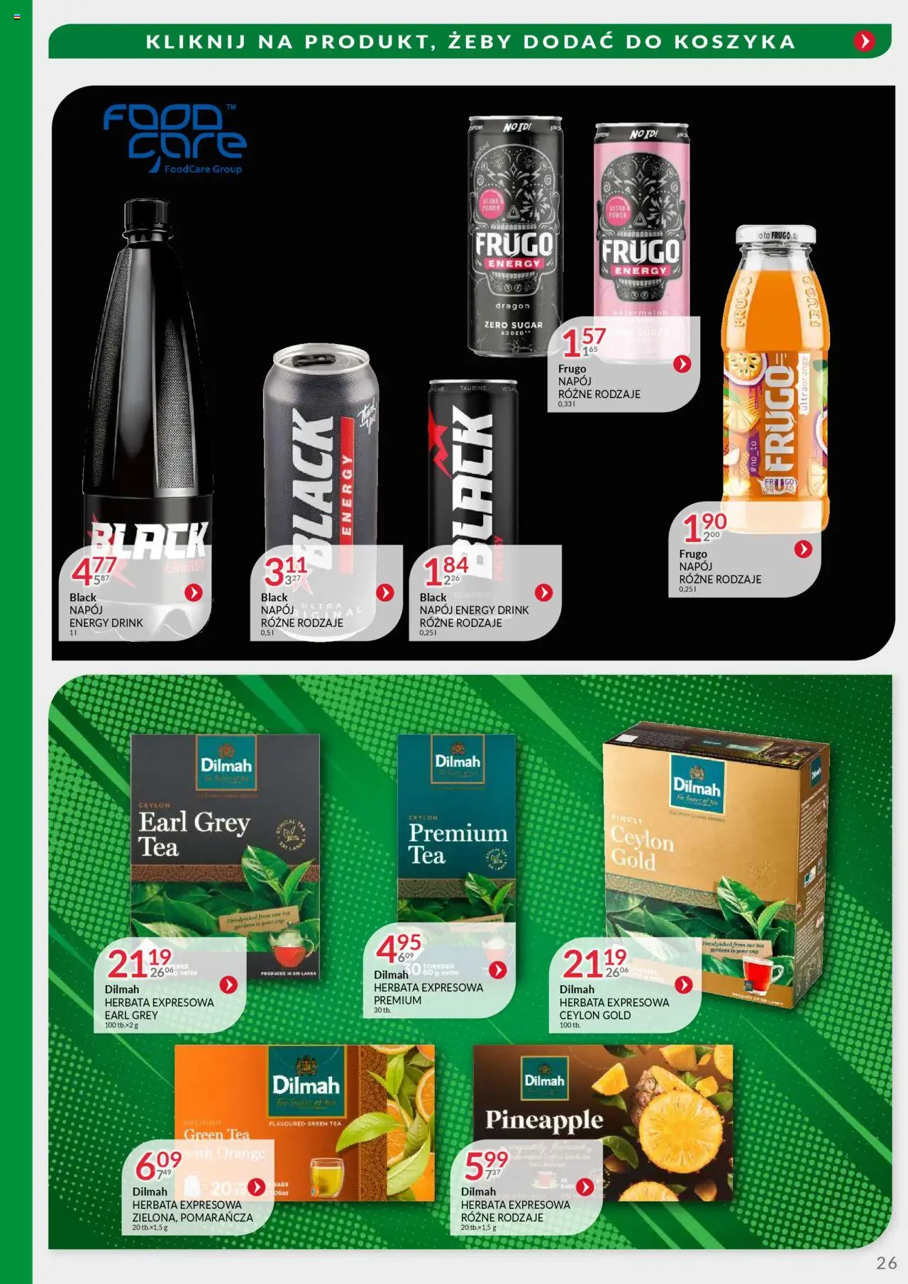 Eurocash Gazetka - Oferta Handlowa MR Południowy Wschód od 04.08.2025 | Strona: 26 | Produkty: Herbata