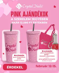 Crystal Nails Pink ajándékok a szerelem jegyében - amely érvényes a következő dátumtól: 12.02.2026