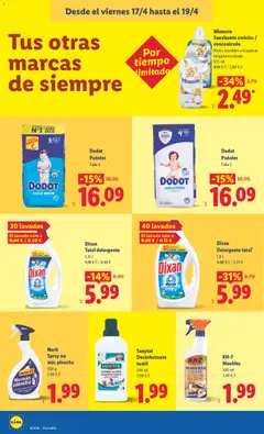Vista previa Lidl folleto válido desde el 13.04.2026 | Página: 40 | Productos: Fragancia, Muebles, Suavizante, Plancha