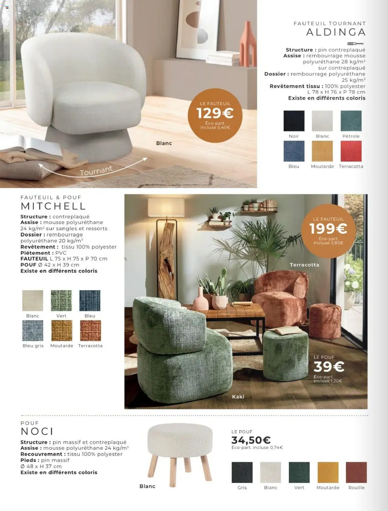 {H1} | Page: 50 | Produits: Kaki, Mousse, Fauteuil, Moutarde