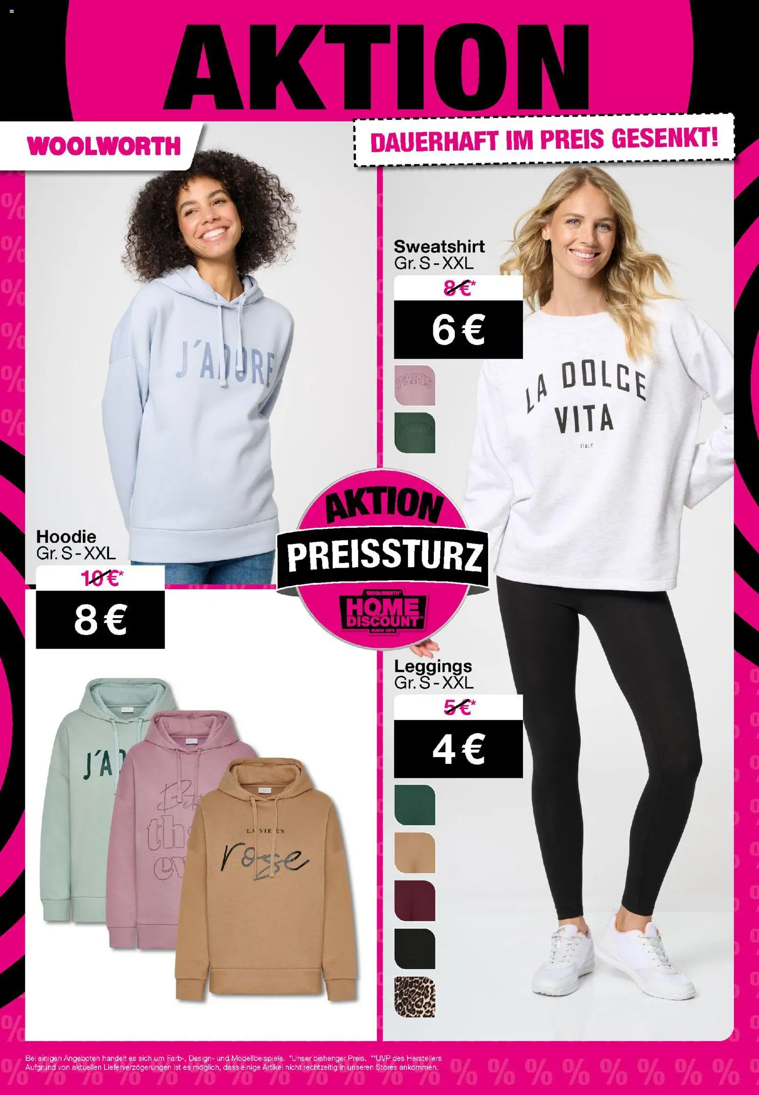 Woolworth Prospekt 	 – gültig ab 28.11.2025 | Seite: 32 | Produkte: Sweatshirt, Hoodie, Leggings