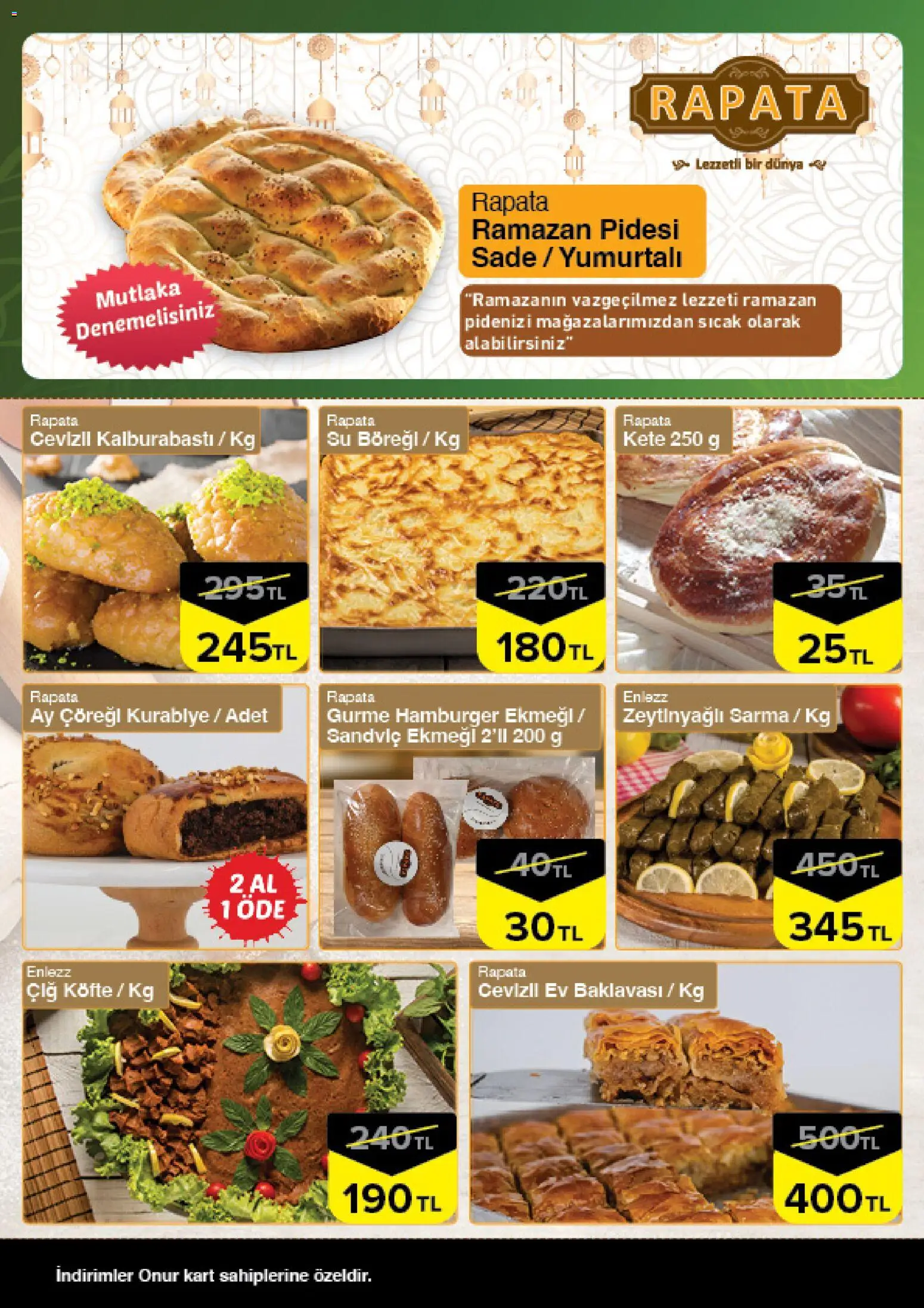 Onur Market Taze Ürünlerde İndirimler - Trakya - 19.02.2026 tarihinden itibaren geçerlidir | Sayfa: 8 | Ürünler: Su