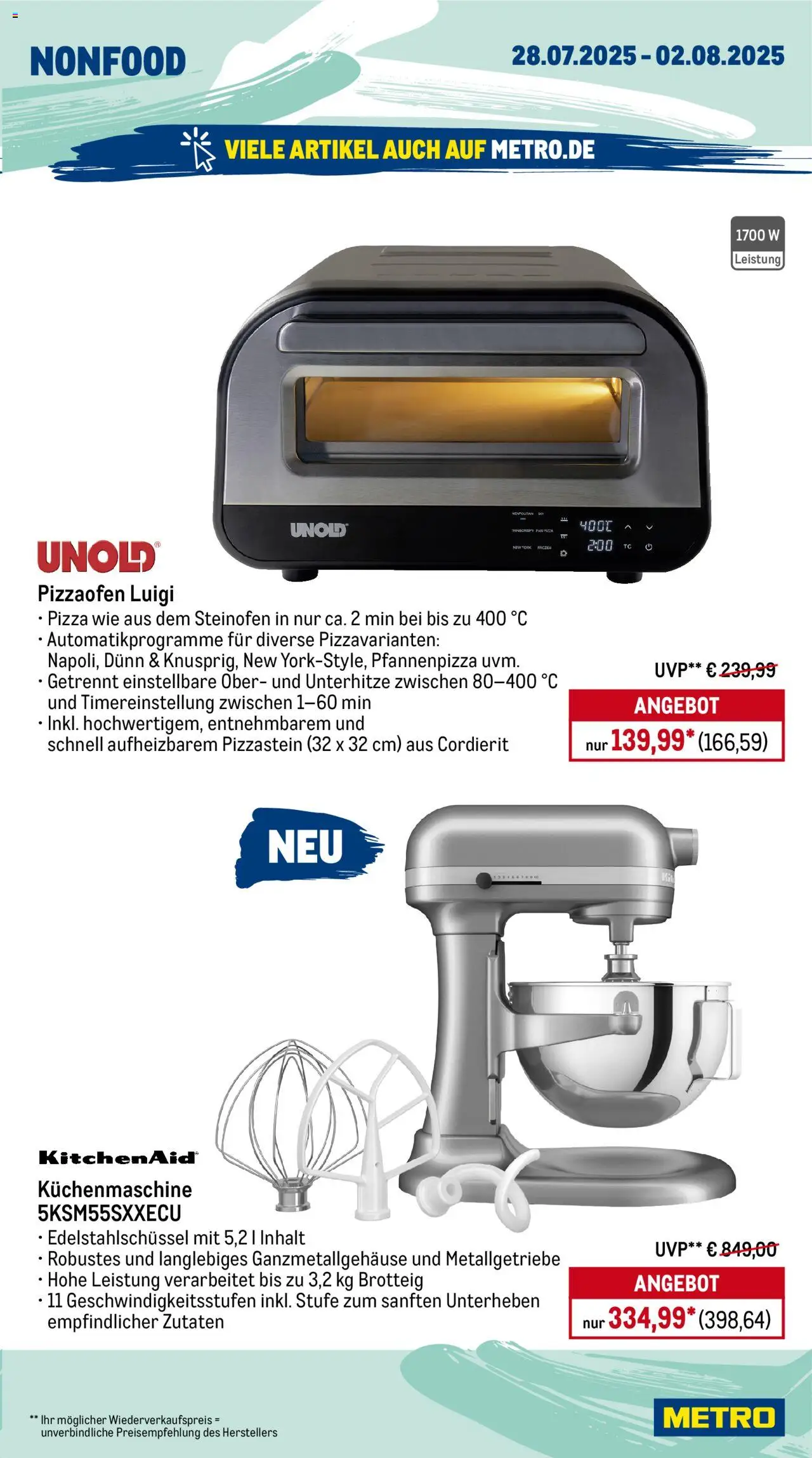 Metro Prospekt 	 - gültig ab dem 28.07.2025 | Seite: 21 | Produkte: Pizza