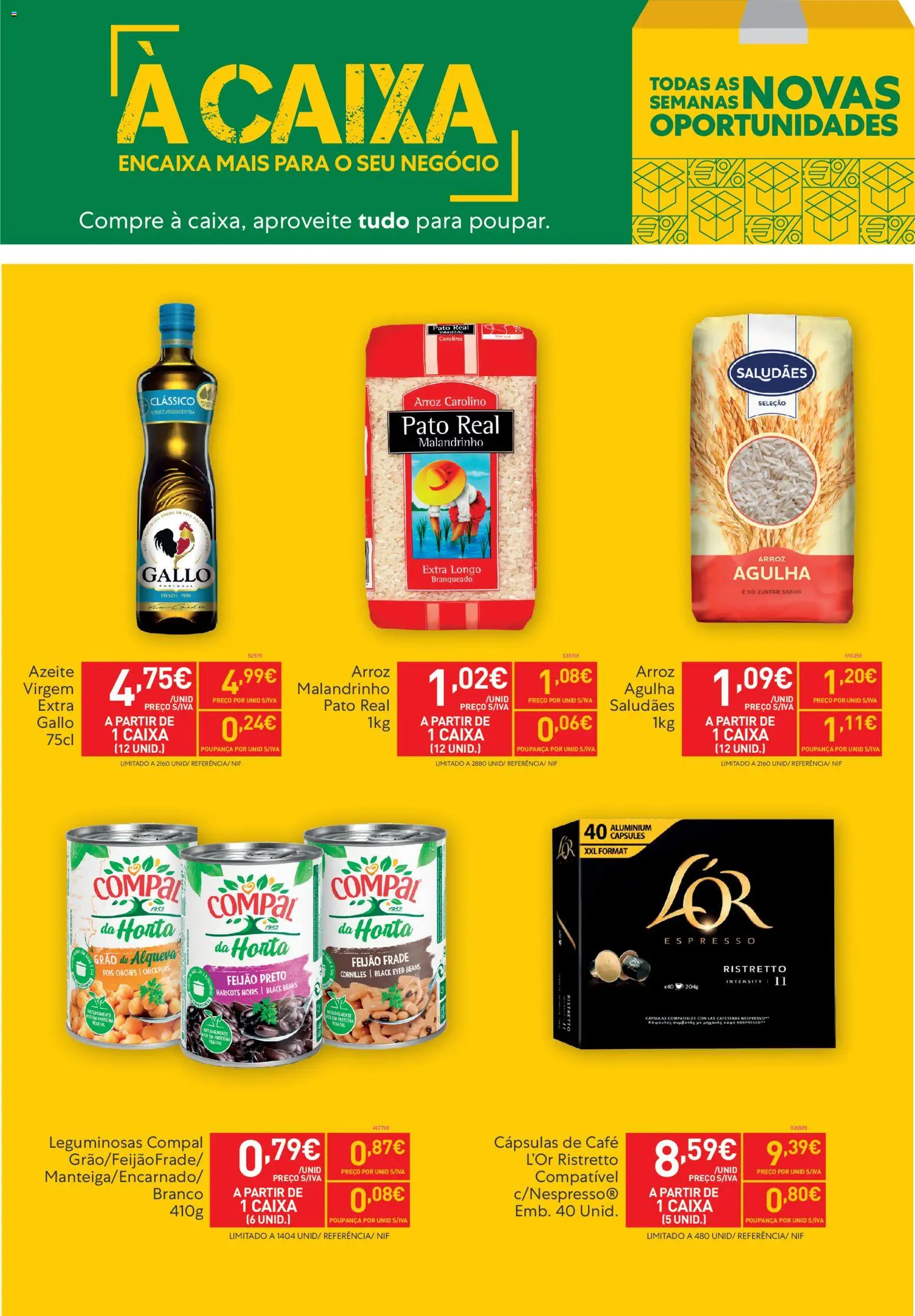 Recheio folheto │ válido de 06.01.2026 | Página: 2 | Produtos: Sal, Caixa, Arroz, Proteina