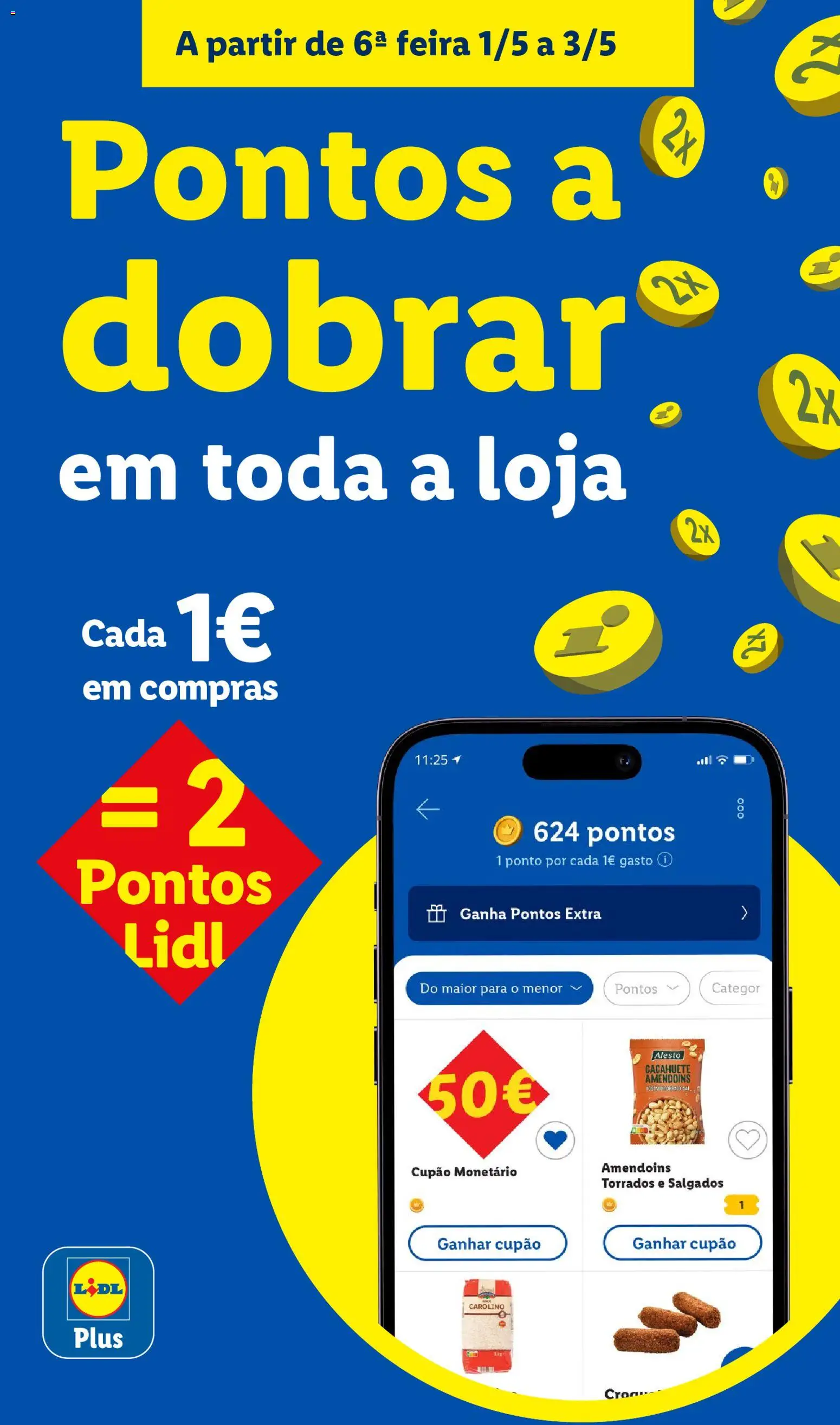 Lidl folheto | 27/04/2026 |  🎉 Como obter um desconto limitado? Poupe ainda hoje! | Portugal