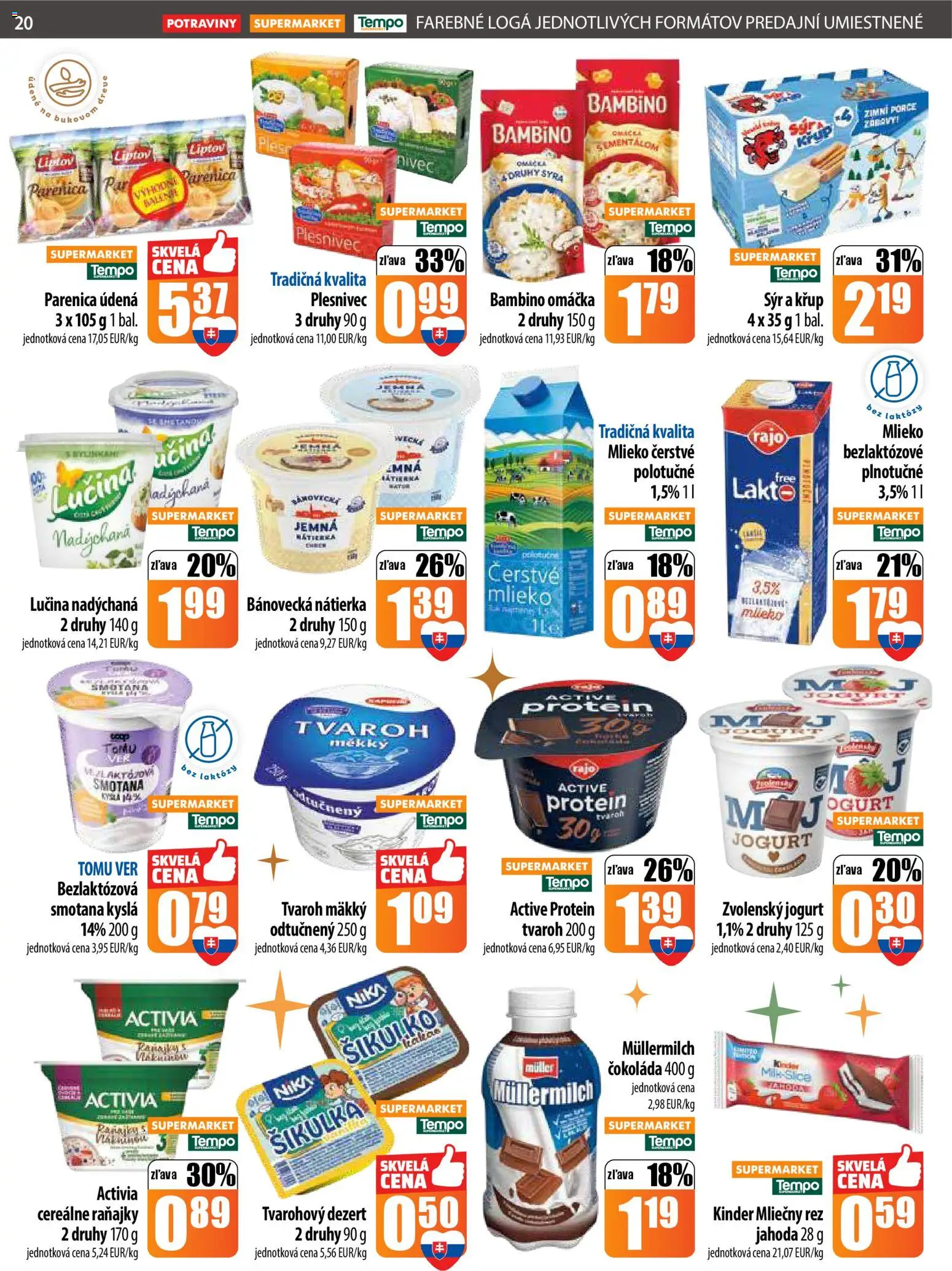 Nové COOP Jednota akcie – leták je platný od 04.12.2025 | Strana: 20 | Produkty: Olej, Kinder, Čokoláda, Omáčka