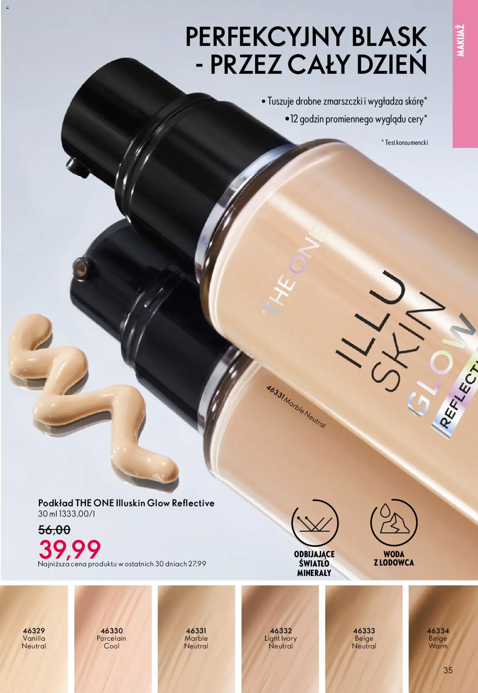 Oriflame Katalog 1 2026 od 24.12.2025 | Strona: 35 | Produkty: Makijaż, Woda