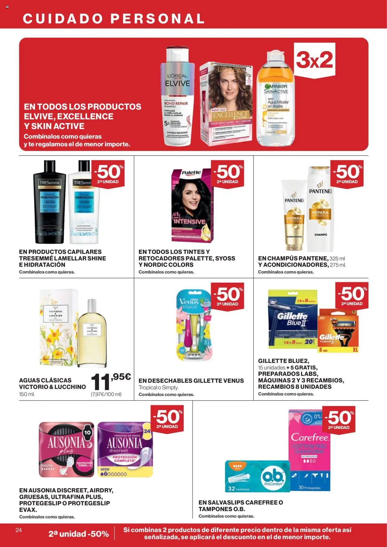 Supercor Canarias │ válido desde el 11.09.2025 | Página: 24 | Productos: Champú, Agua micelar, Tampones, Aceite