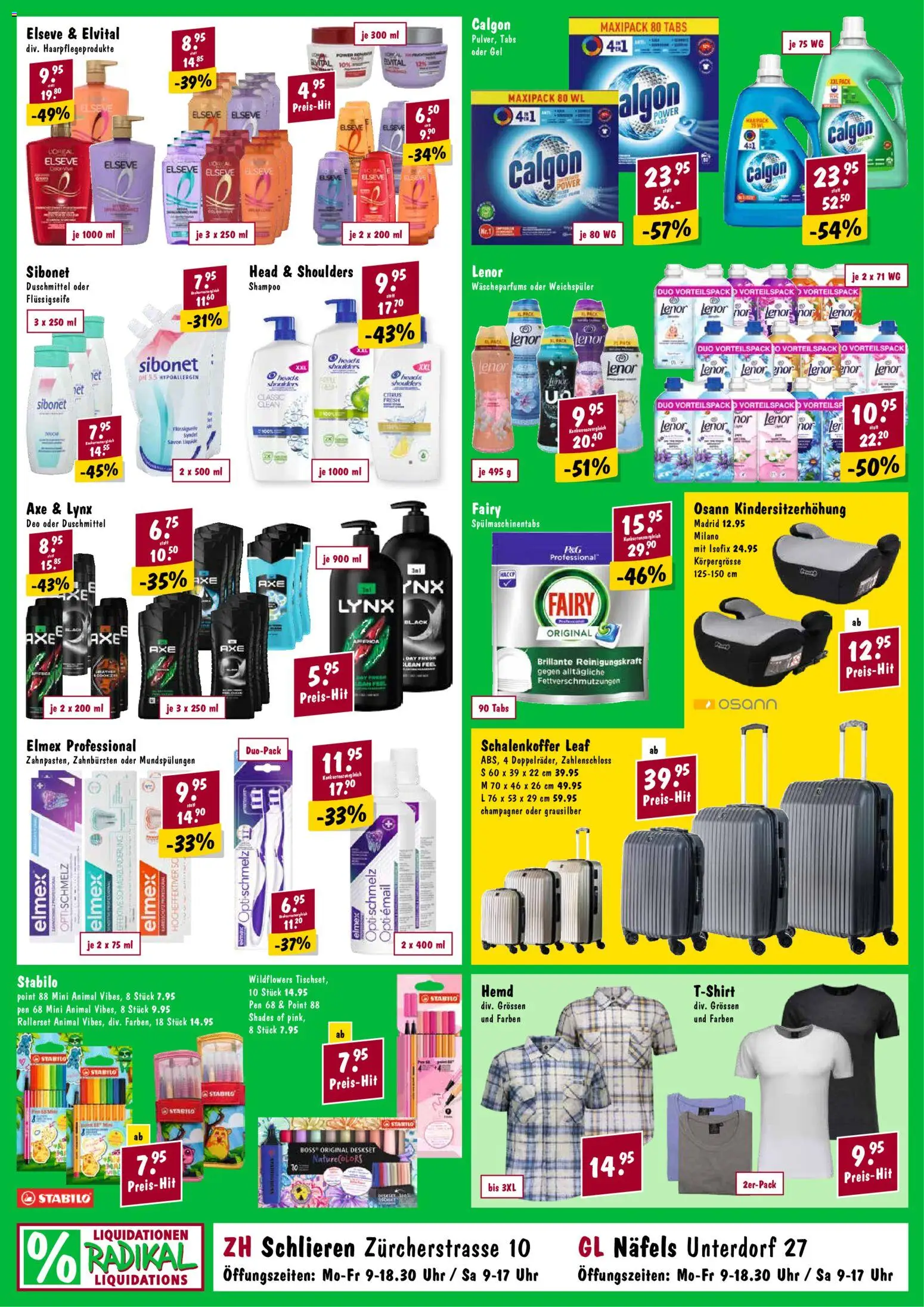 Radikal Aktionen – gültig ab 25.02.2026 | Seite: 2 | Produkte: Weichspüler, Hemd, Spülmaschinentabs, Uhr