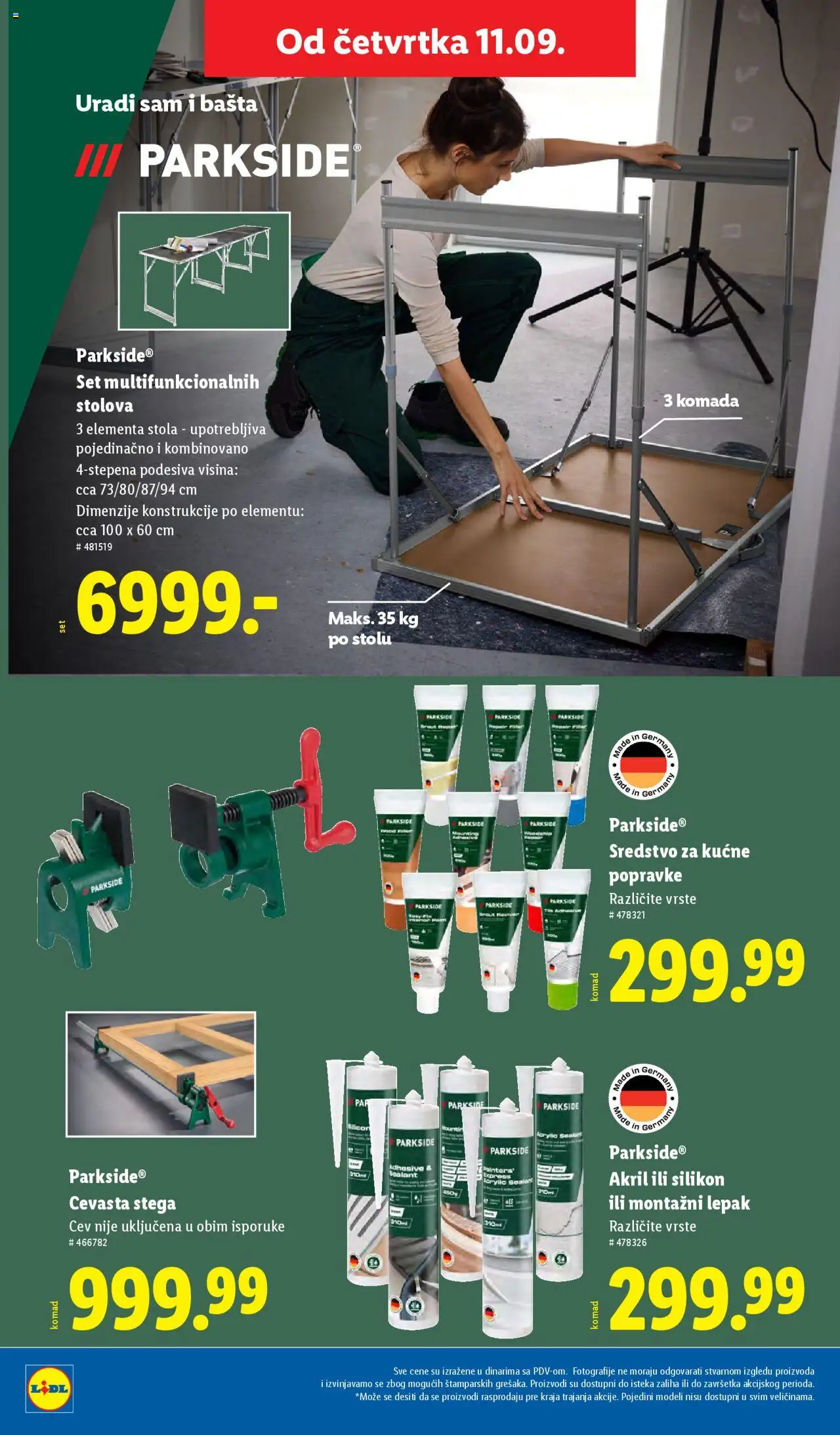 Lidl katalog - važi od 11.09.2025 | Strana: 34 | Proizvode: Parkside, Puter