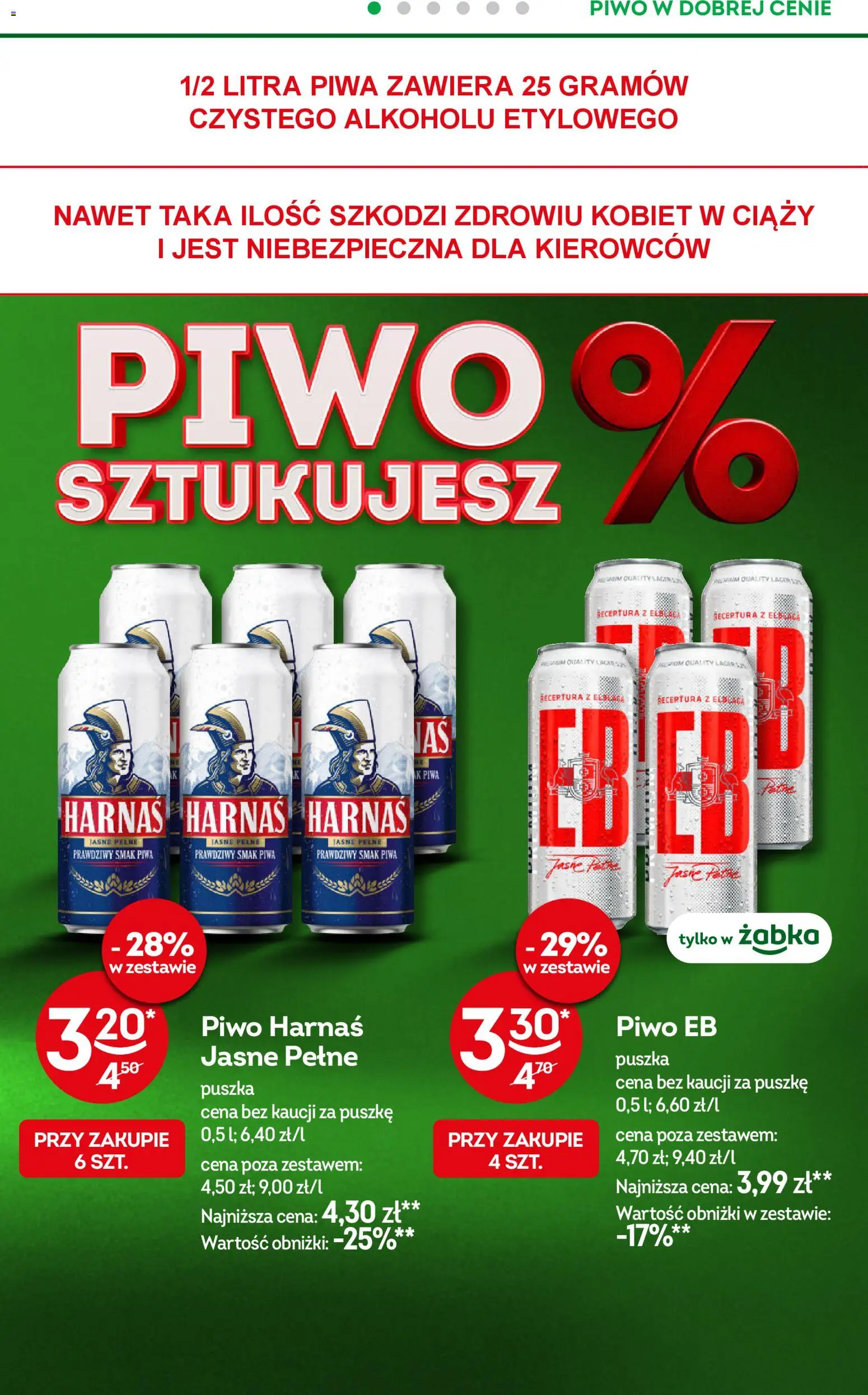 Żabka Gazetka od 17.12.2025 | Strona: 38 | Produkty: Harnaś, Piwo