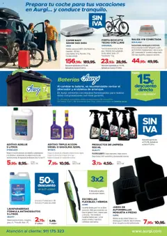Aurgi folleto │ válido desde el 03.07.2025 | Página: 2 | Productos: Bicicleta, Peso, Batería, Alfombra