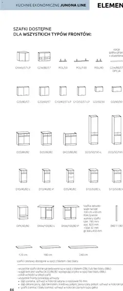 Pogląd oferty "Black Red White promocje - Kuchnie" - ważna od 18.06.2025 | Strona: 170 | Produkty: Półka, Ramka