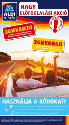 Aldi Utazás katalógus - amely érvényes a következő dátumtól: 12.02.2026