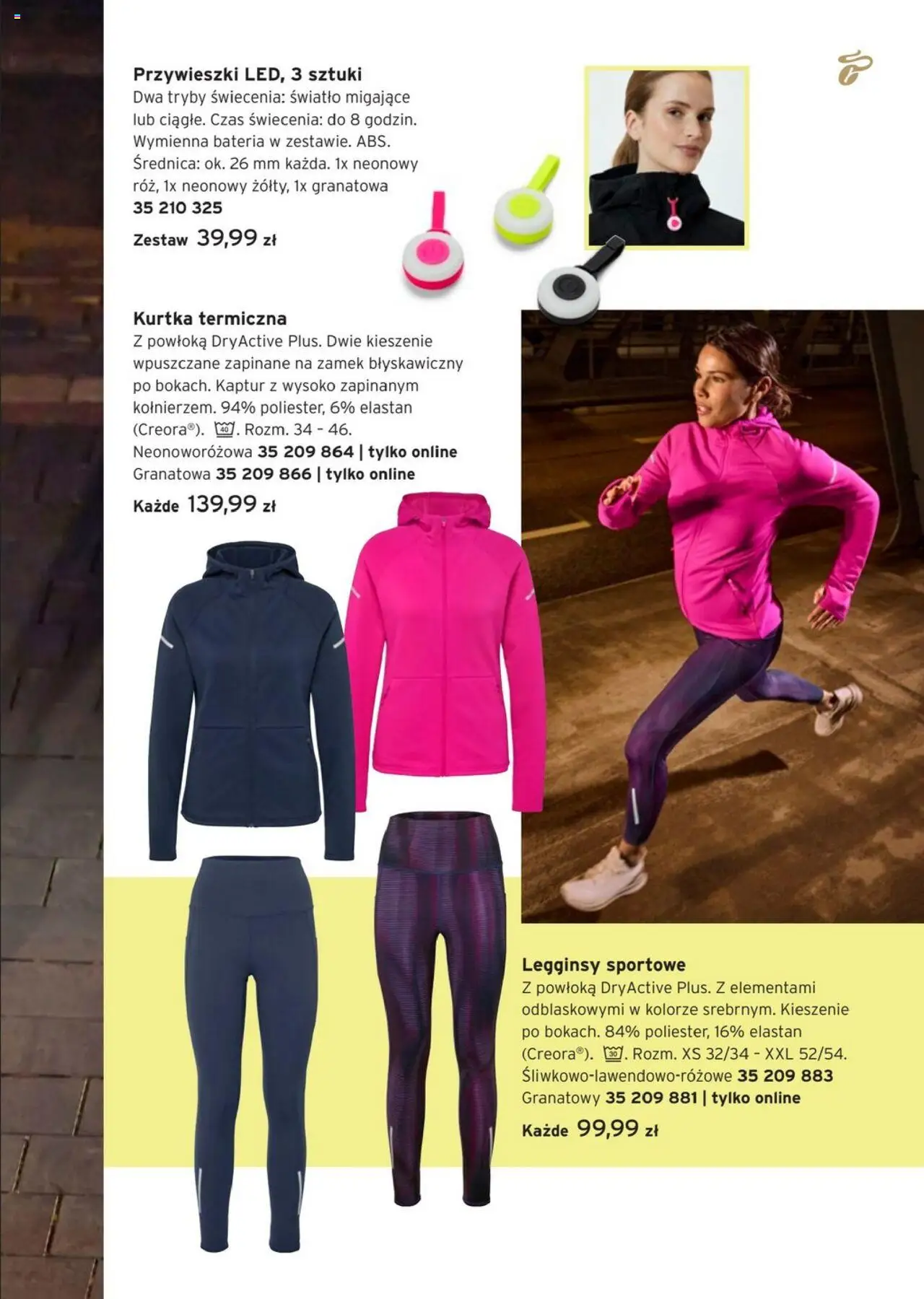 Tchibo promocje od 30.09.2025 | Strona: 9 | Produkty: Kurtka, Legginsy, Bateria