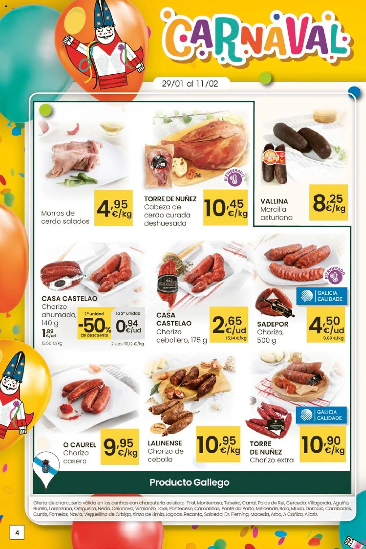 Eroski - Carnaval del ahorro │ válido desde el 29.01.2026 | Página: 4 | Productos: Cerdo, Παγωμένο τσάι