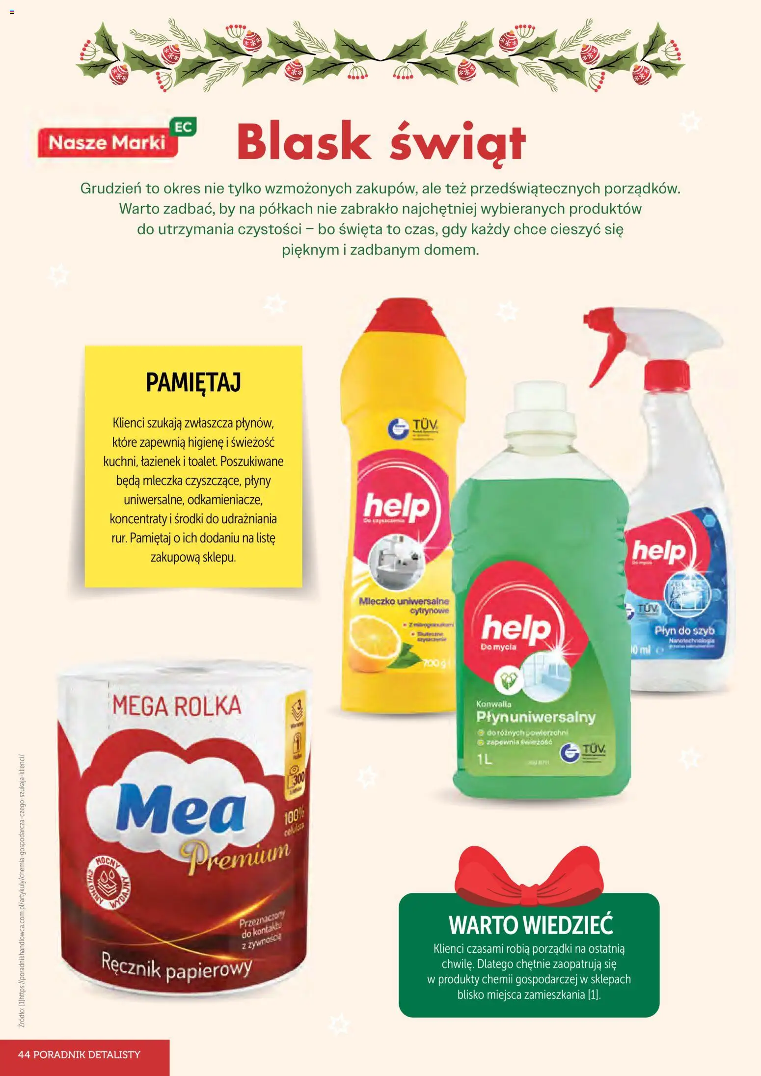 Eurocash Gazetka - Czas Świętowania od 03.11.2025 | Strona: 44 | Produkty: Ręcznik papierowy