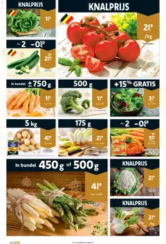 Cora folder week 50-51 - Voorbeeld van een folder van Cora, geldig van 09.12.2025 | Pagina: 10 | Producten: Bloemkool, Komkommer, Asperges, Rucola