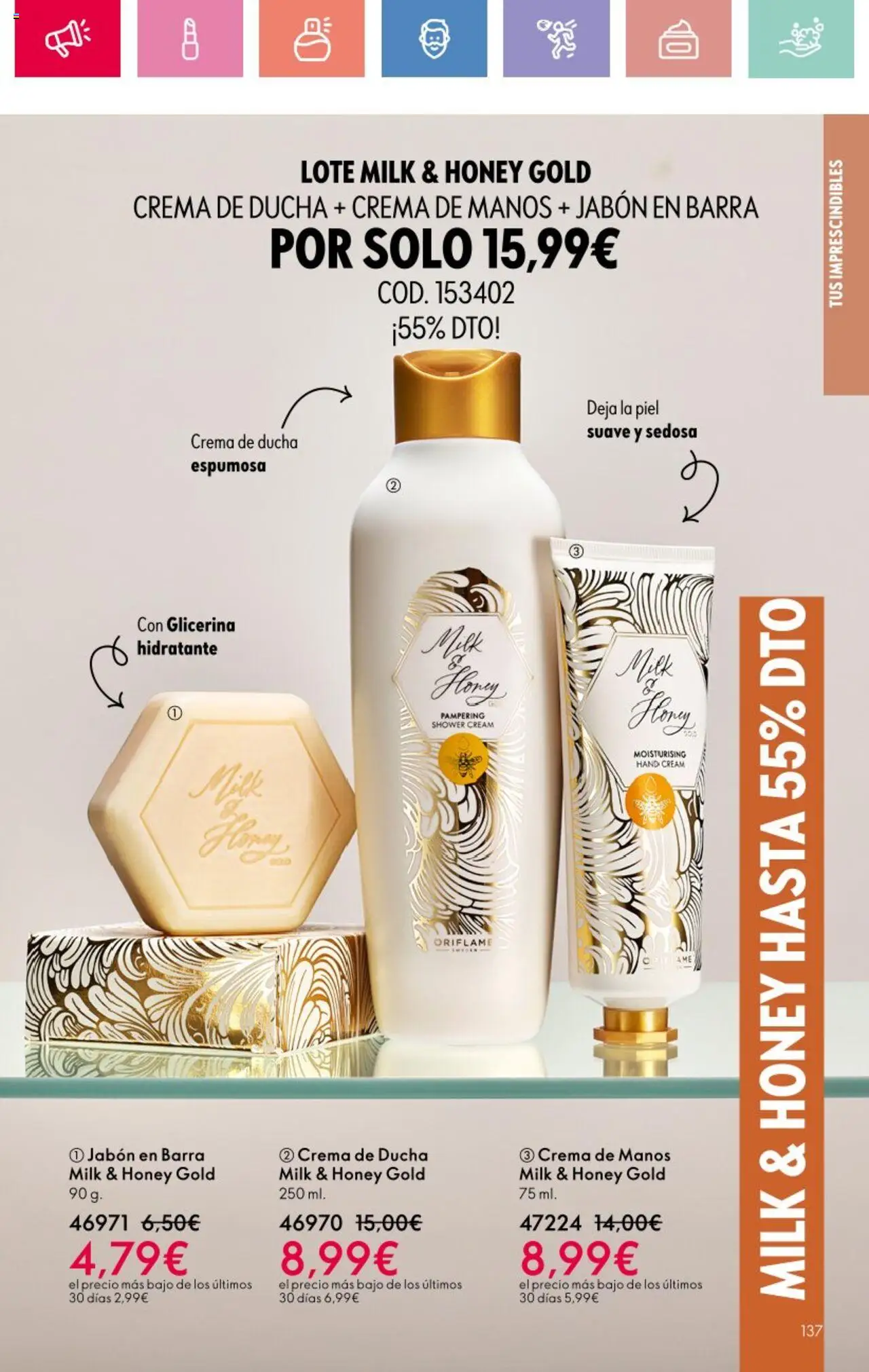 Oriflame - Catálogo Campaña 12 │ válido desde el 24.08.2025 | Página: 137 | Productos: Crema de manos, Jabón, Crema, Jabón en barra