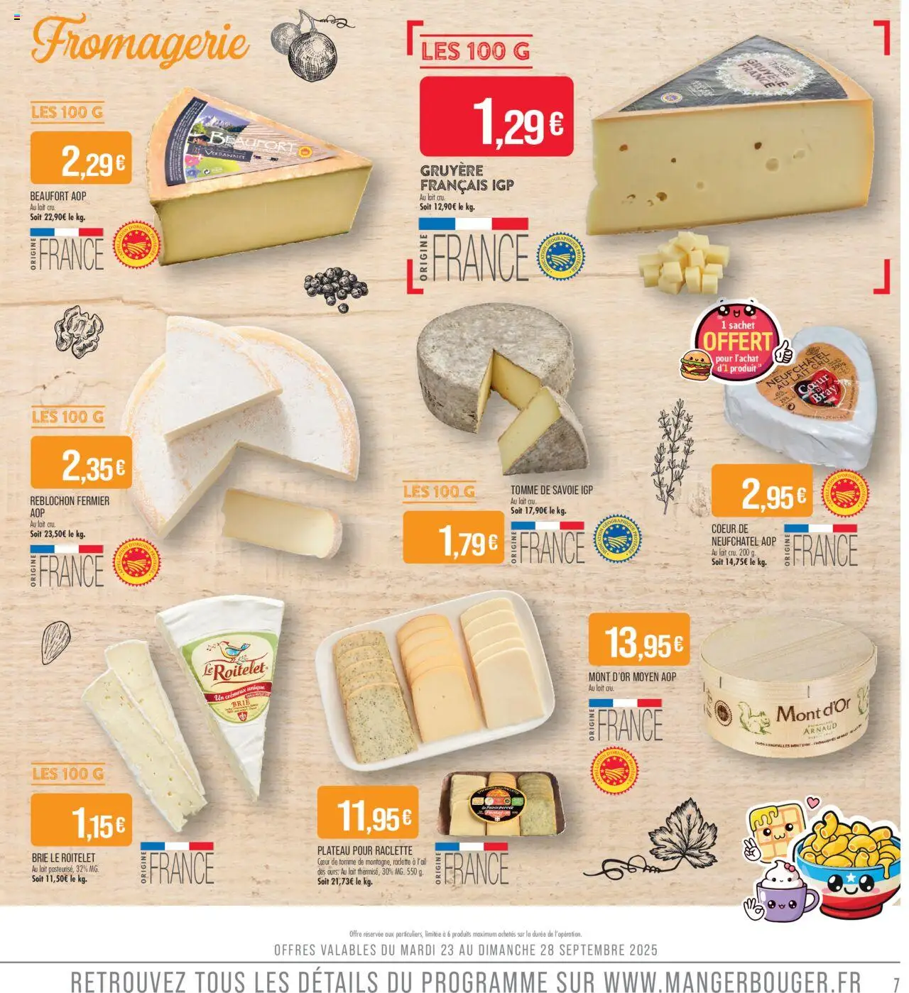  | Page: 7 | Produits: Beaufort, Reblochon, Plateau, Lait