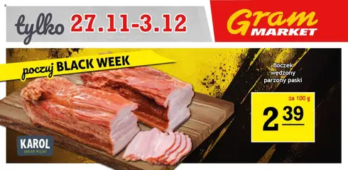 Pogląd oferty "Gram Market Black Friday" - ważna od 27.11.2025