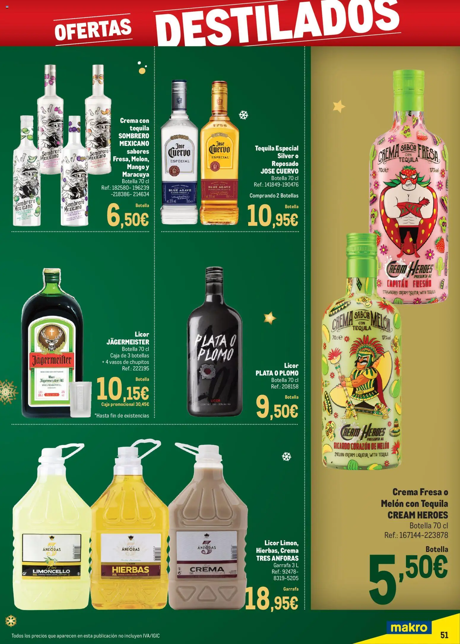 Makro - Precios Navidad Centro │ válido desde el 24.11.2025 | Página: 51 | Productos: Φορτιστής, Licor, Crema, Ρούτερ