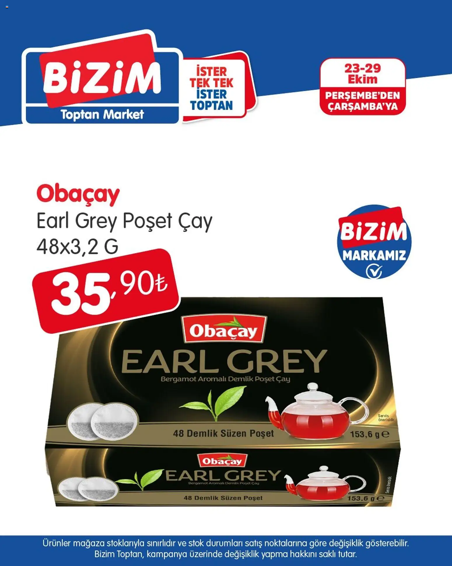 Bizim Toptan Katalog - 23.10.2025 tarihinden itibaren geçerlidir | Sayfa: 4 | Ürünler: Çay, Demlik poşet çay, Demlik