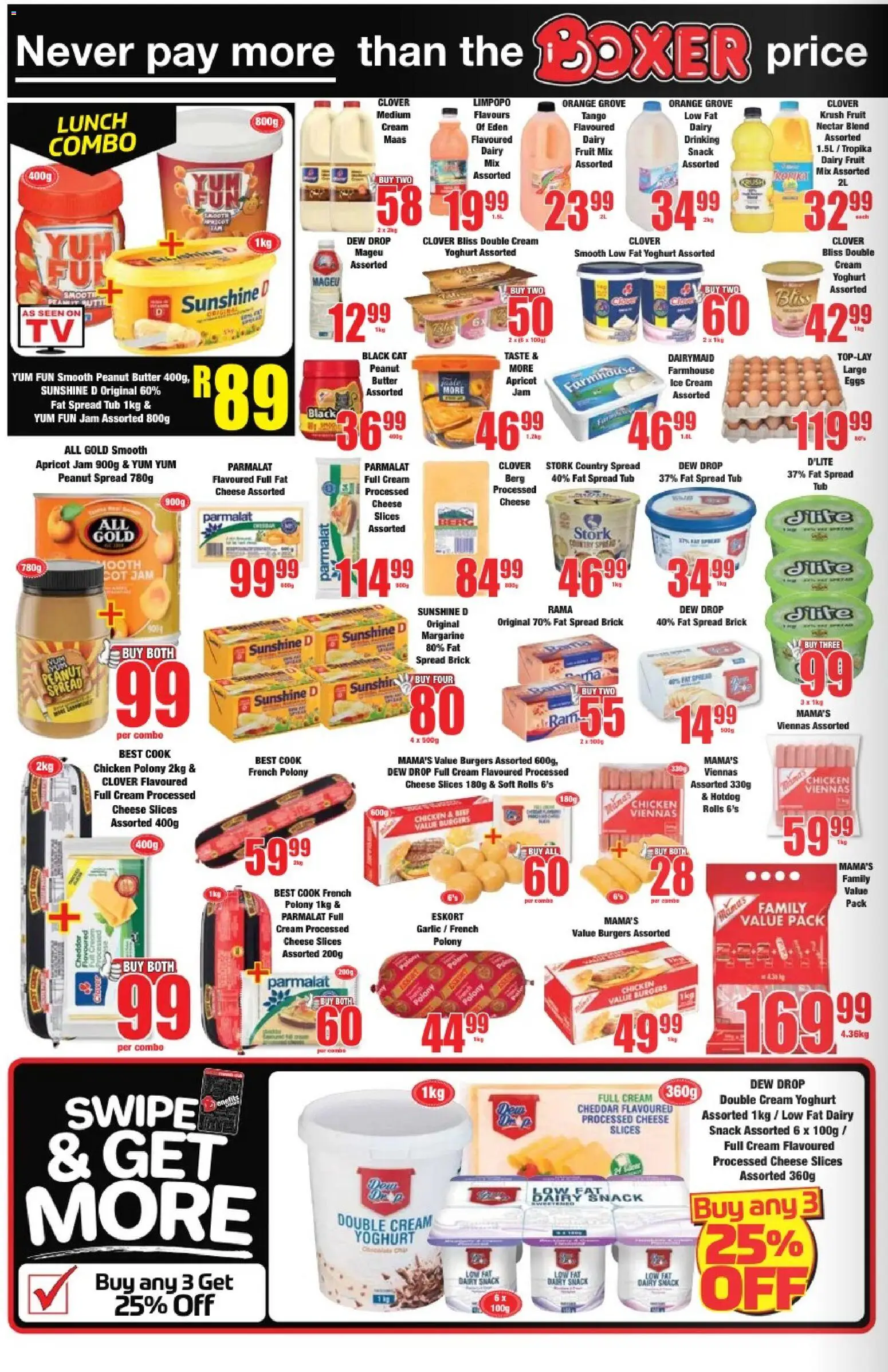 New Boxer catalogue – valid from 23.04.2026 | Page: 4 | Products: Eggs, Polony, Cream, Garlic