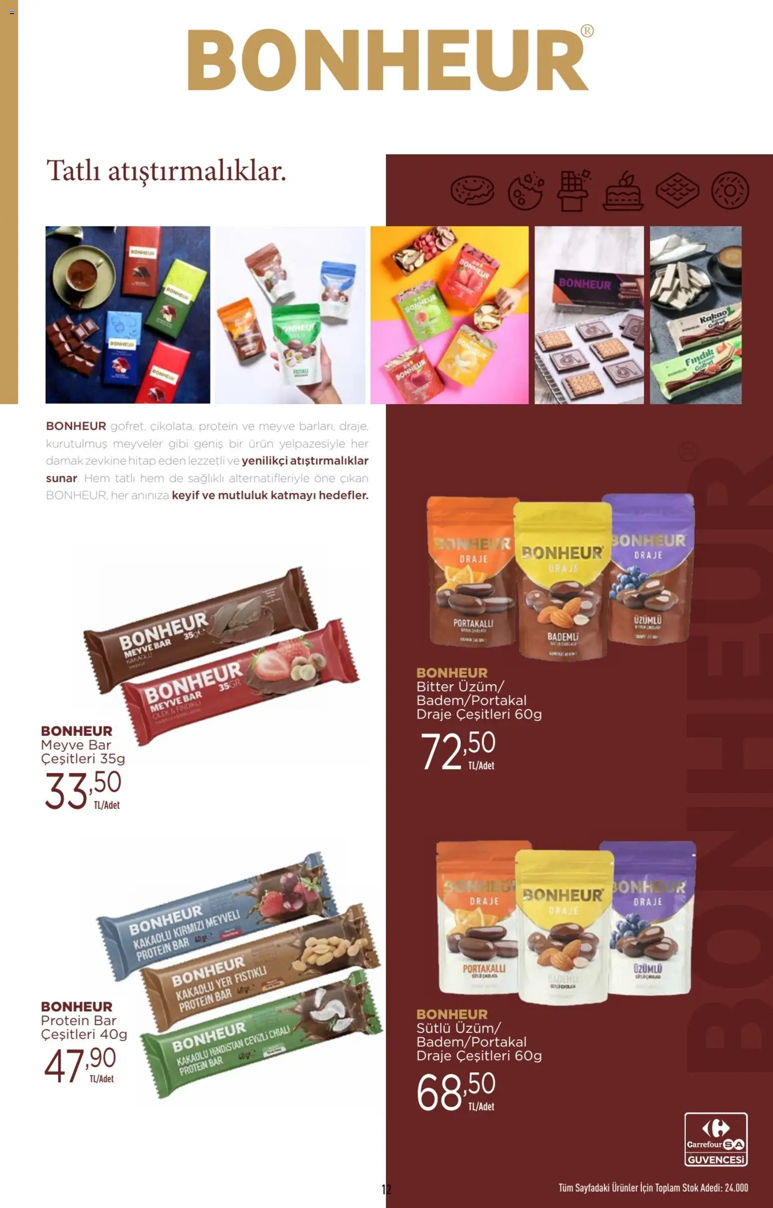CarrefourSA Katalog - 15.01.2026 tarihinden itibaren geçerlidir | Sayfa: 12 | Ürünler: Gofret, Fındık, Meyve