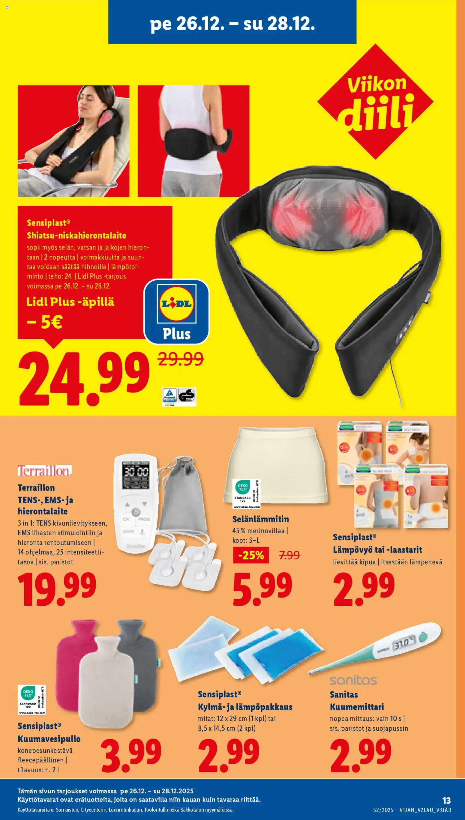 Lidl tarjoukset - Rovaniemi – voimassa 26.12.2025 alkaen | Sivu: 13 | Tuotteet: Paristot