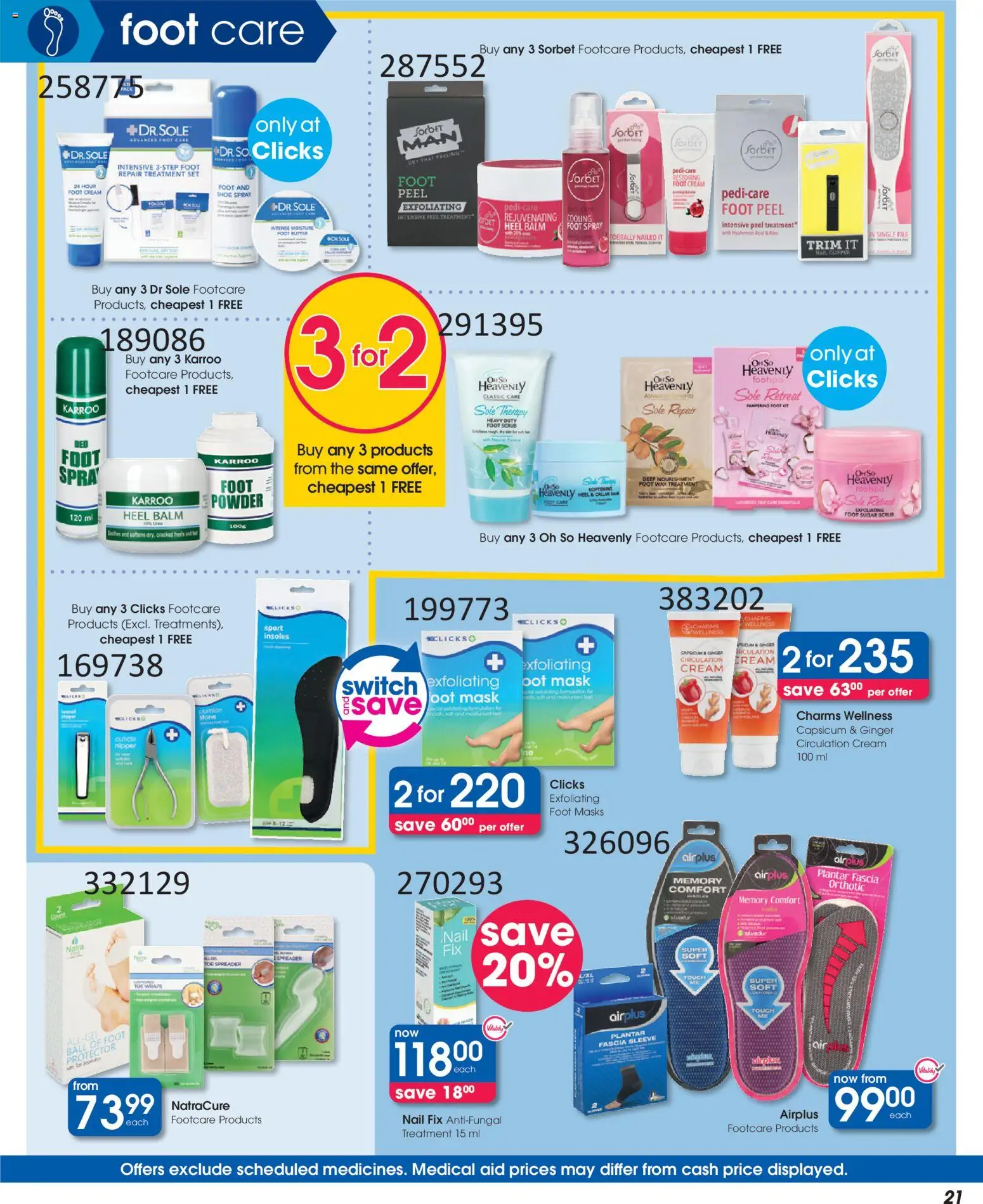 New Clicks catalogue – valid from 30.12.2025 | Page: 21 | Products: Heel balm, Wax, Mask, Herbs