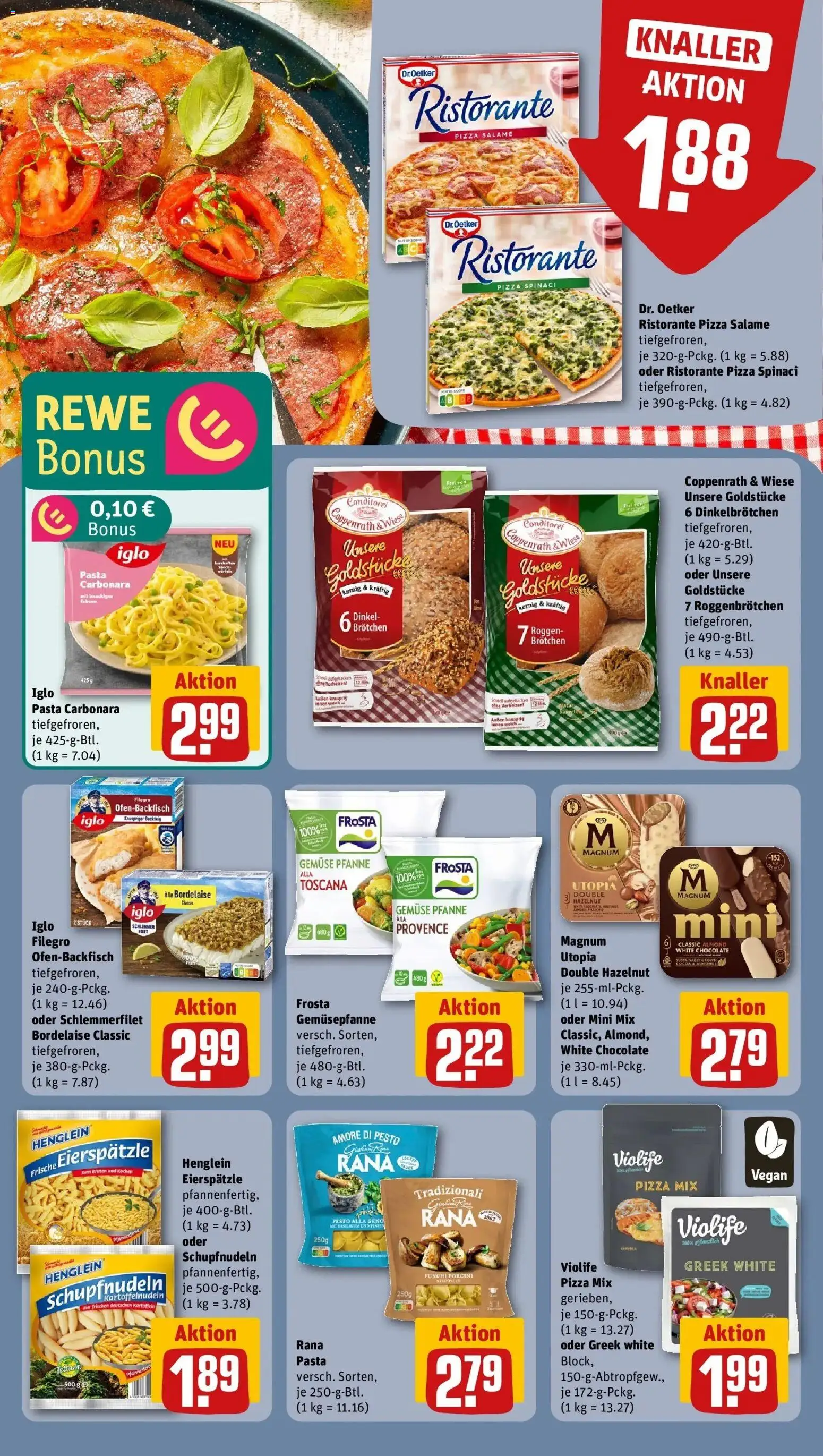 Rewe prospekt Werra-Suhl-Tal	 – gültig ab 16.02.2026 | Seite: 18 | Produkte: Iglo, Kartoffeln, Pasta, Iglo schlemmerfilet