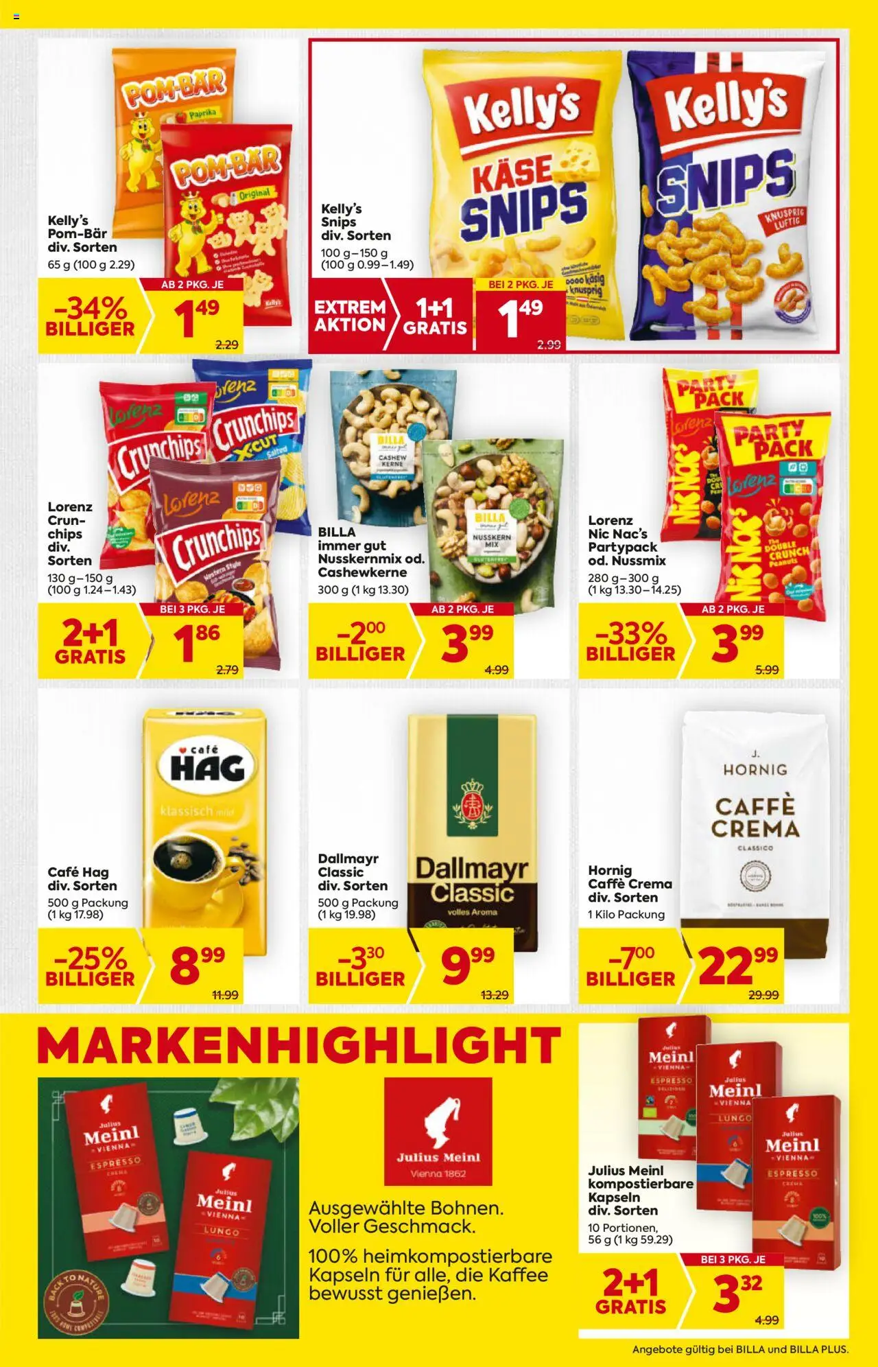 Billa AT akciós ujság - amely érvényes a következő dátumtól: 07.08.2025 | Oldal: 11 | Termékek: Chips