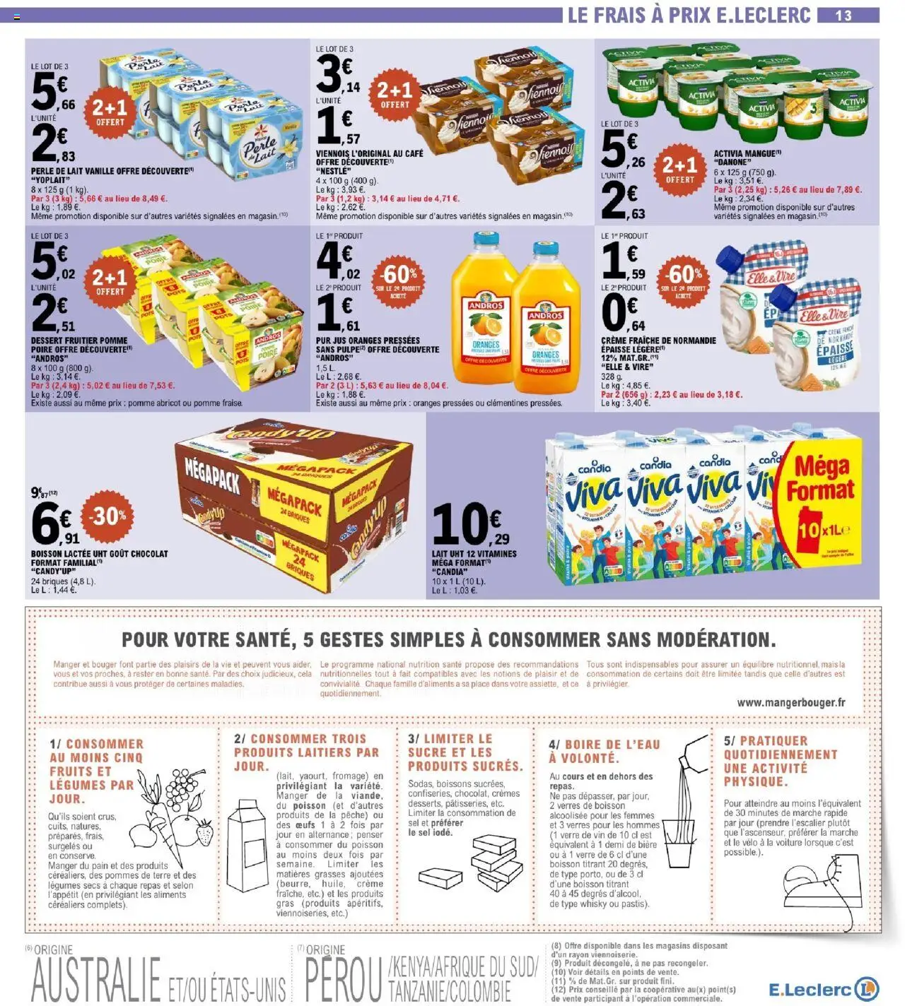  | Page: 13 | Produits: Orange, Pomme, Briques, Sel